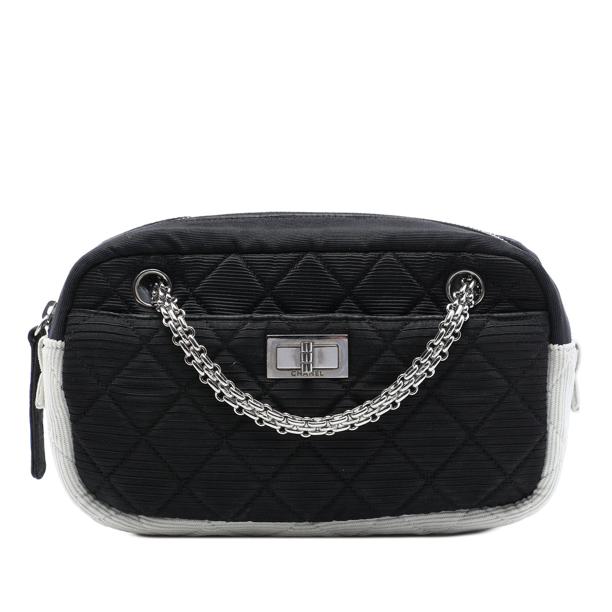 Chanel Bicolor Quilted Nylon Reissue 2.55 Camera Case