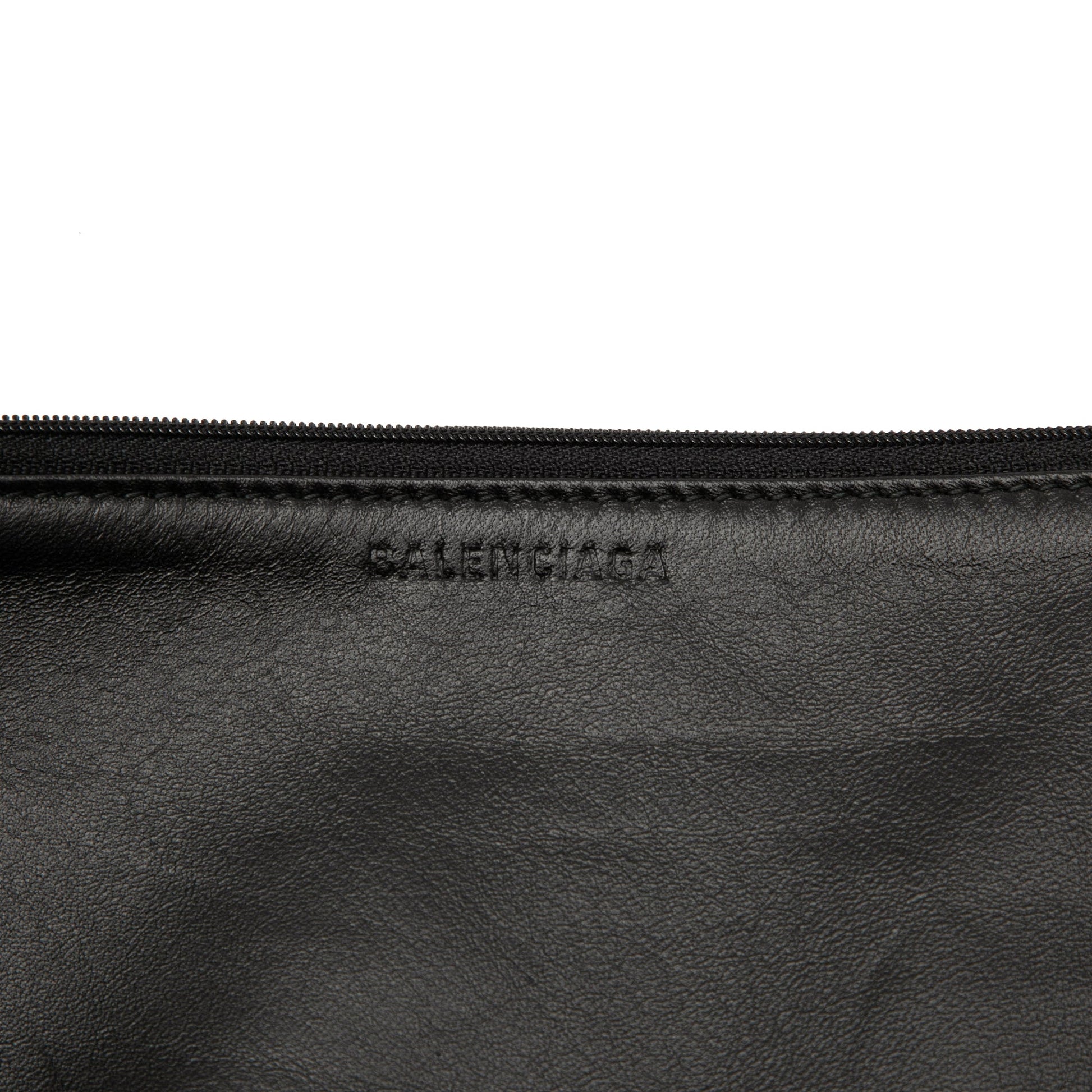 Balenciaga Calfskin Losange Monogram Plastic Tote