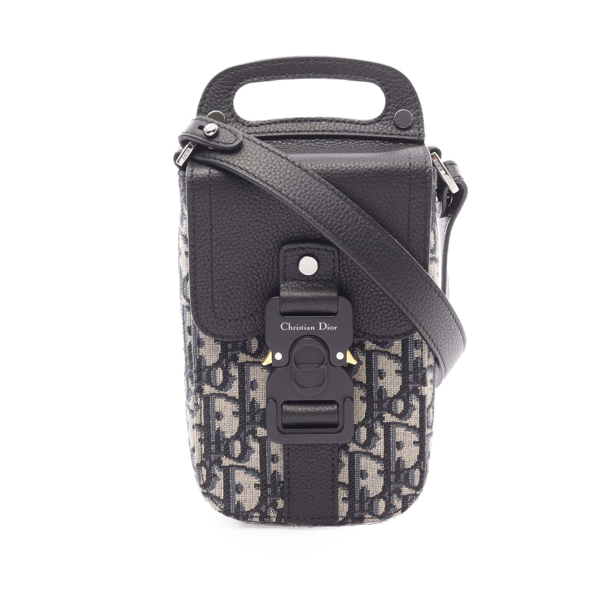 Dior Oblique Canvas Saddle Vertical Pouch