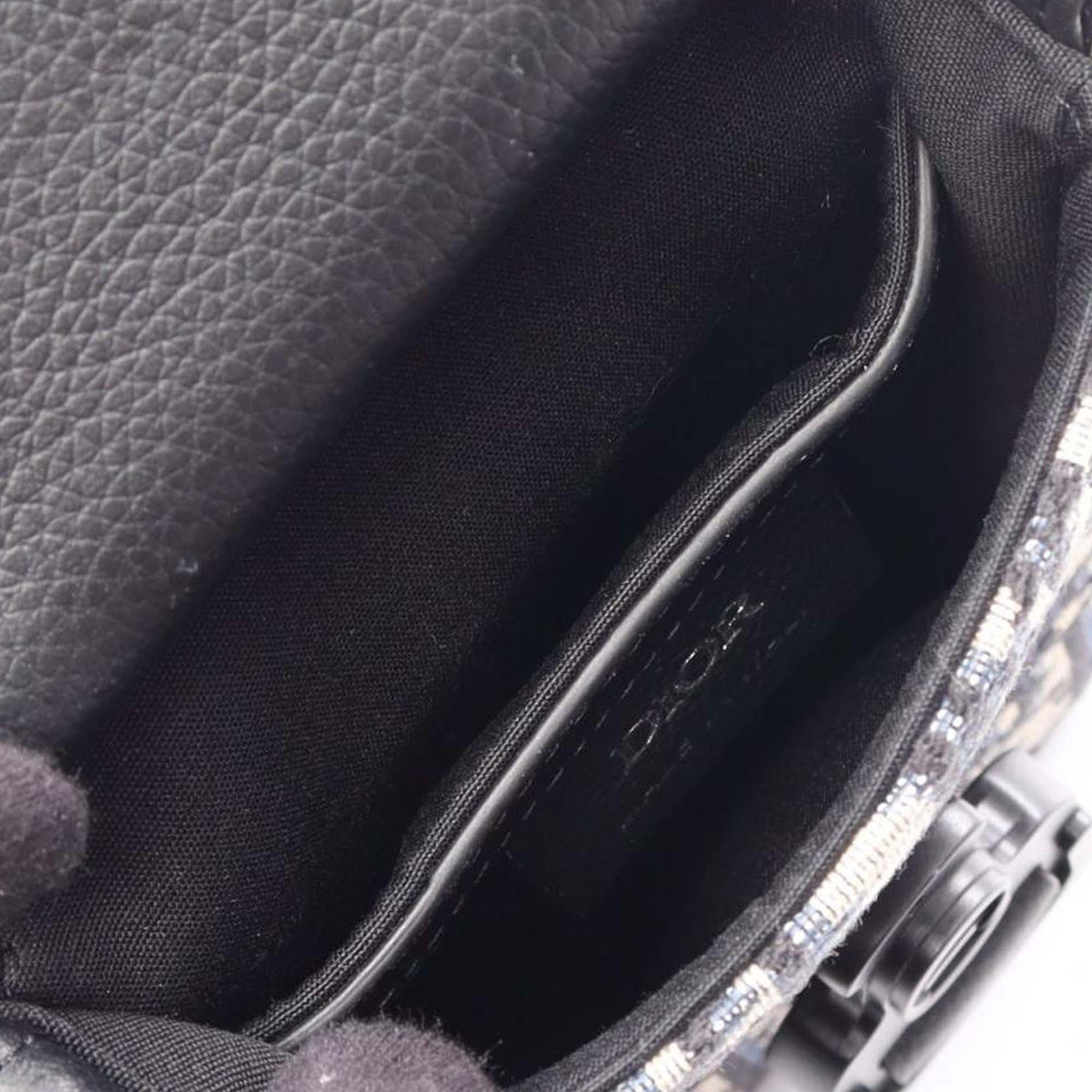 Dior Oblique Canvas Saddle Vertical Pouch