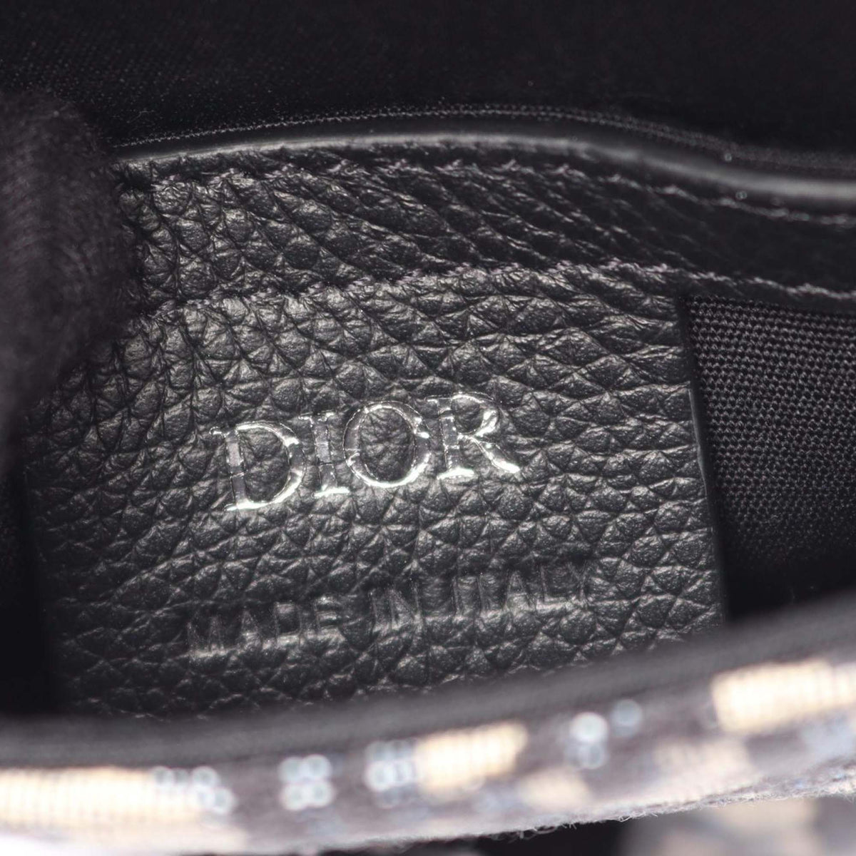 Dior Oblique Canvas Saddle Vertical Pouch