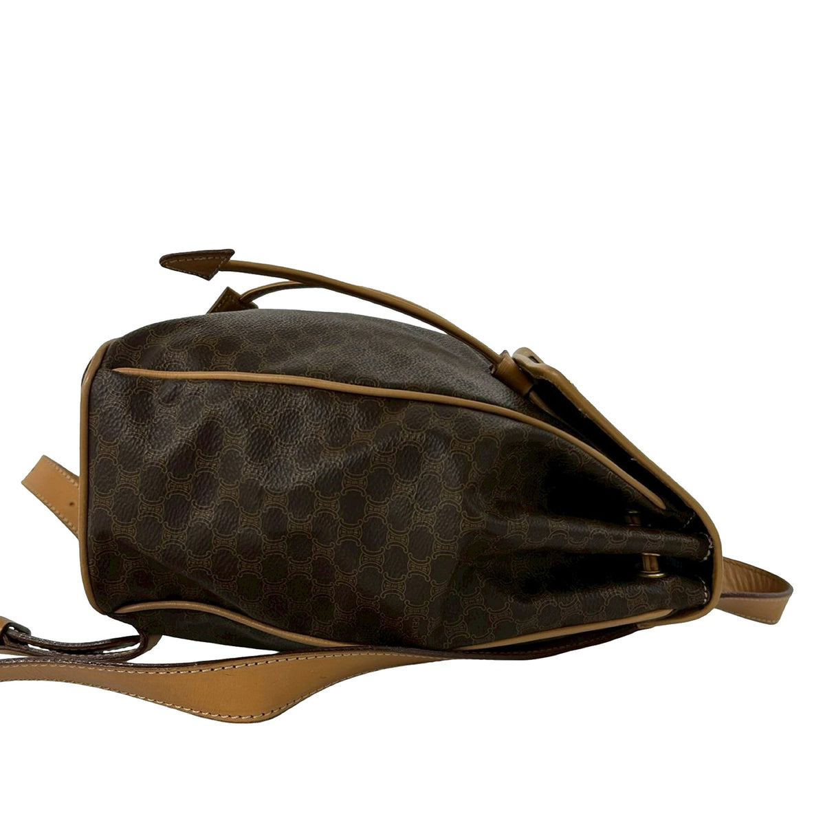 Celine Macadam Coated Canvas Drawstring Backpack