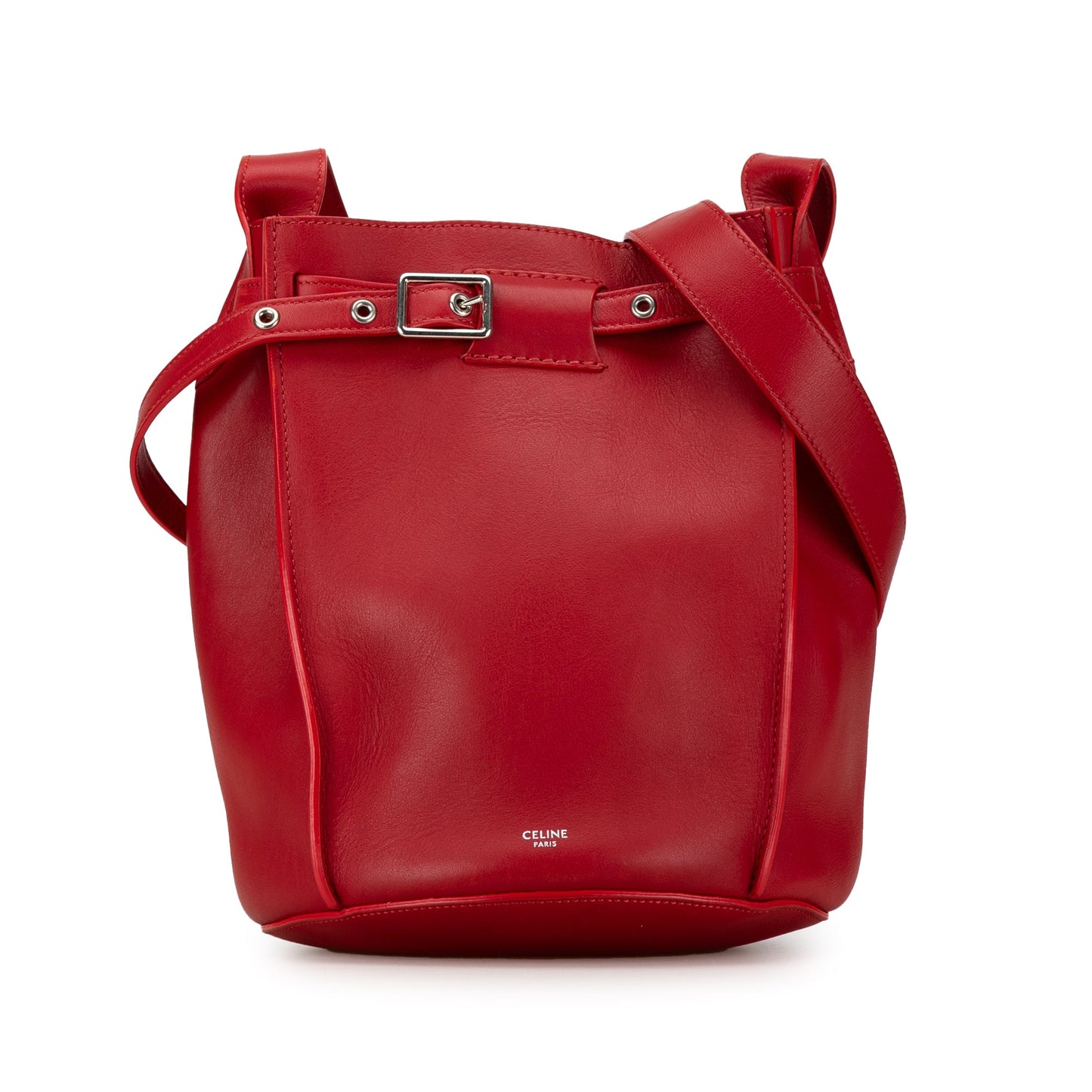 Celine Leather Big Bag Bucket Crossbody