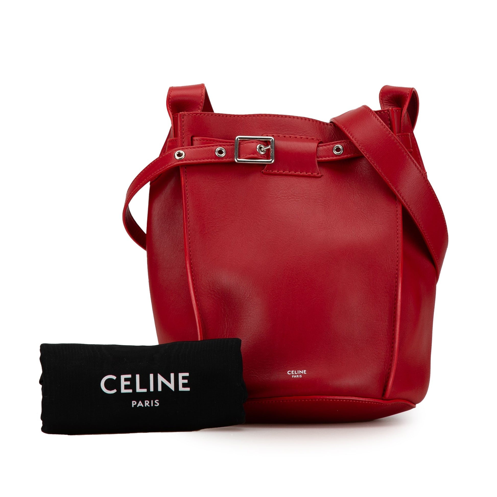 Celine Leather Big Bag Bucket Crossbody