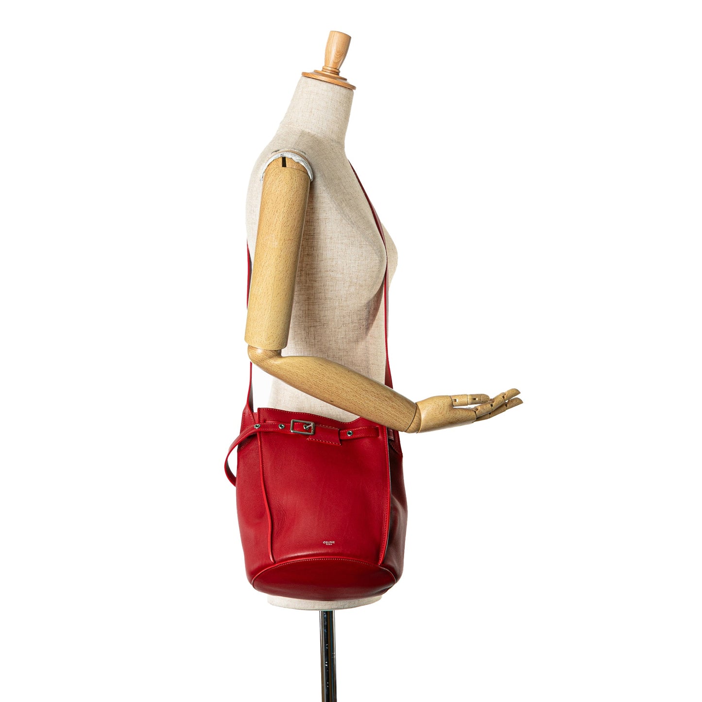 Celine Leather Big Bag Bucket Crossbody