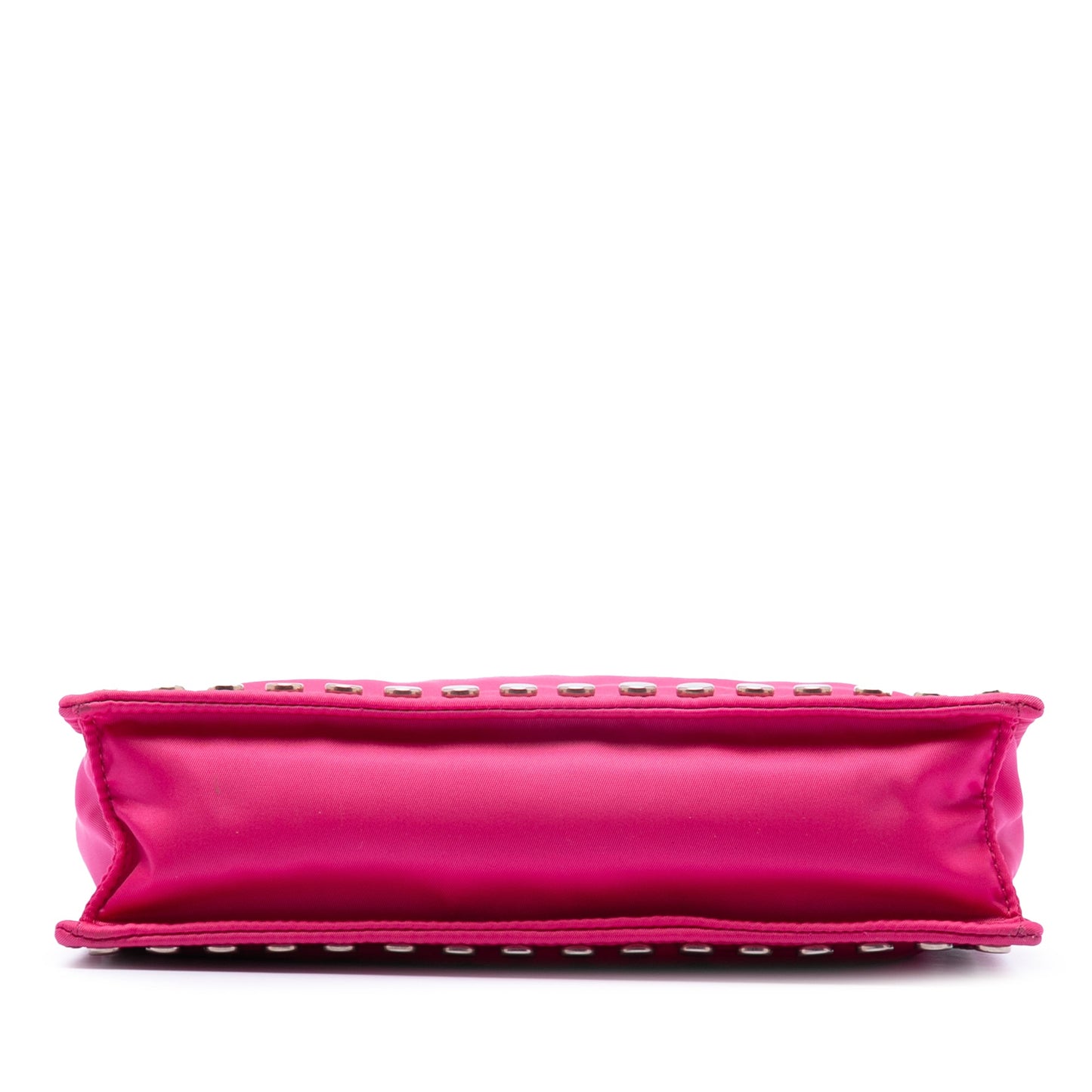 Prada Tessuto Studded Etiquette Shoulder Bag