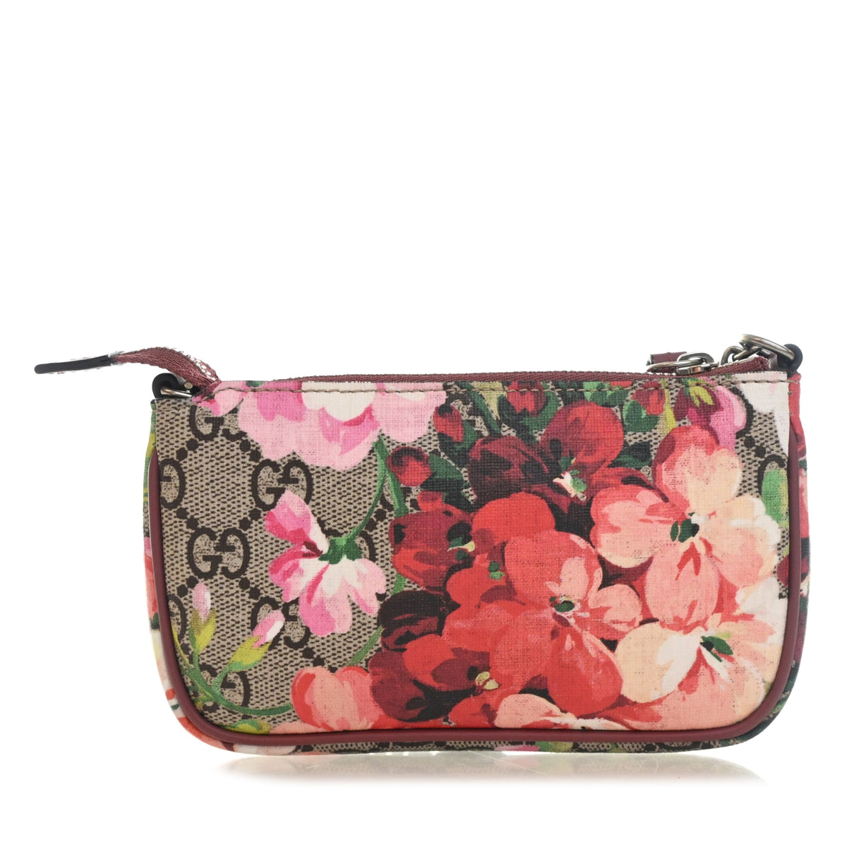 Gucci Mini GG Supreme Blooms Chain Pochette