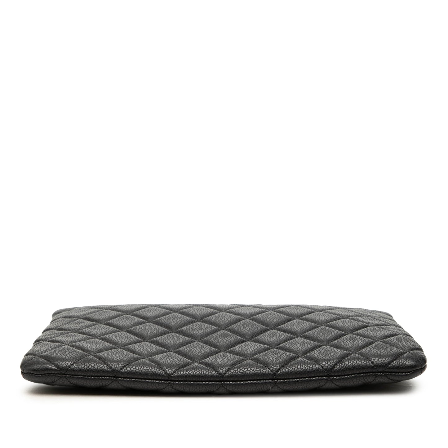 Chanel Medium Quilted Caviar O Case Clutch