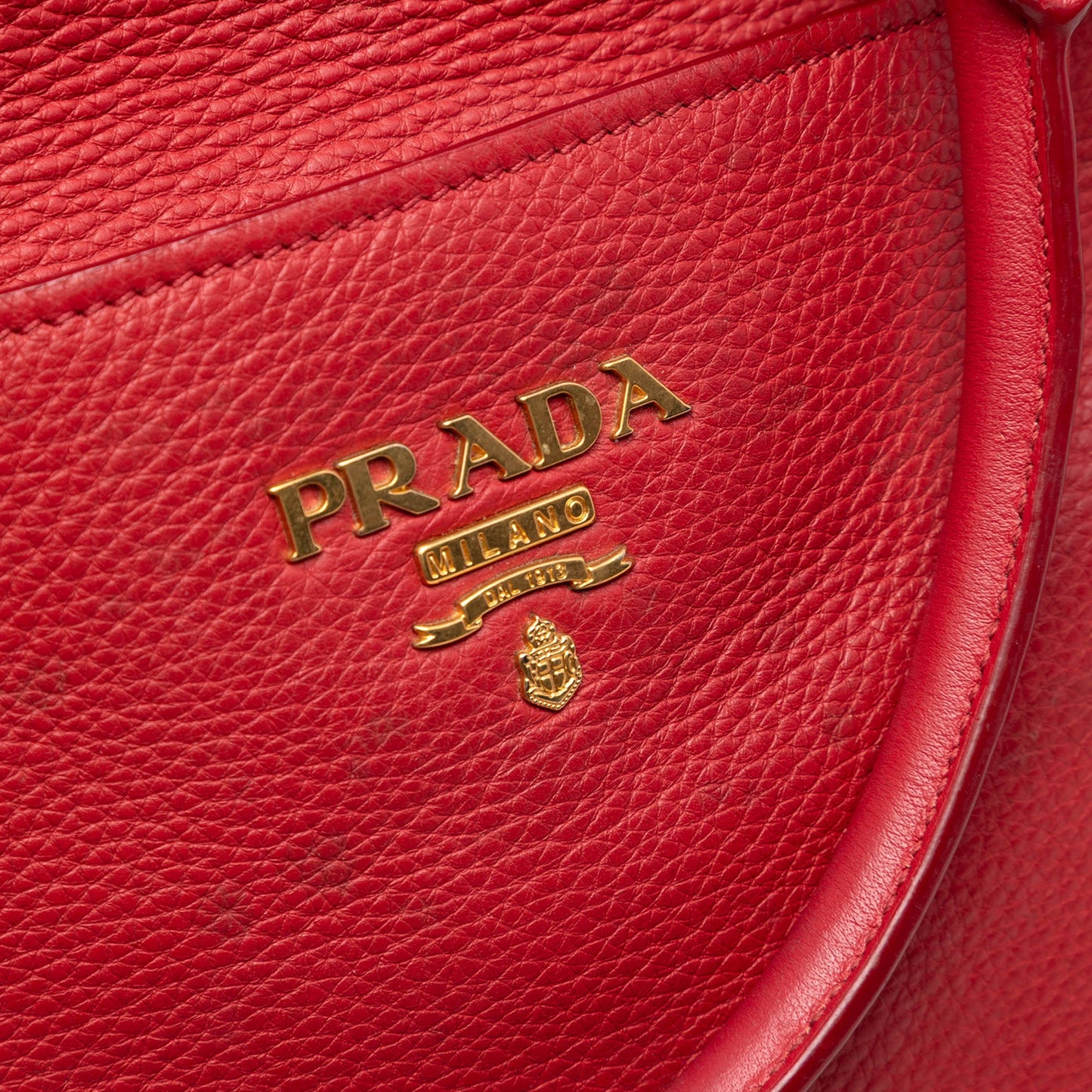 Prada Vitello Daino Front Pocket Convertible Tote