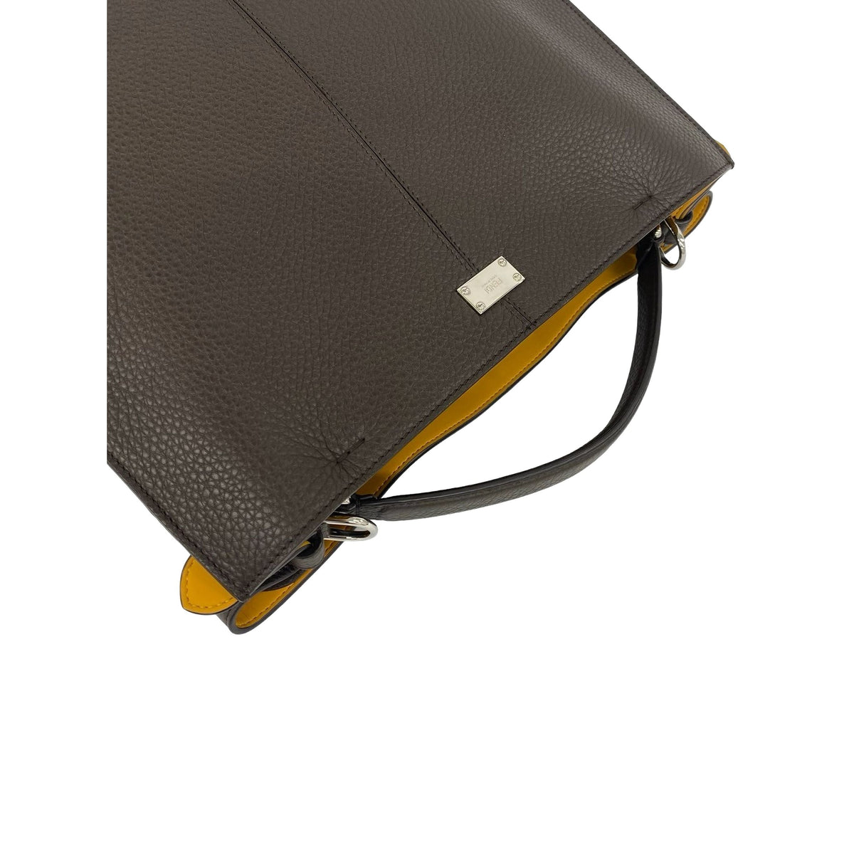 Fendi Large Leather Peekaboo X-Lite — Brown