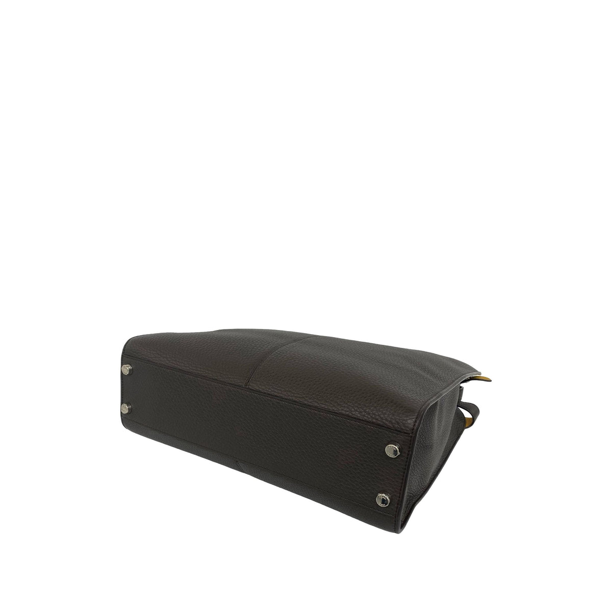 Fendi Large Leather Peekaboo X-Lite — Brown