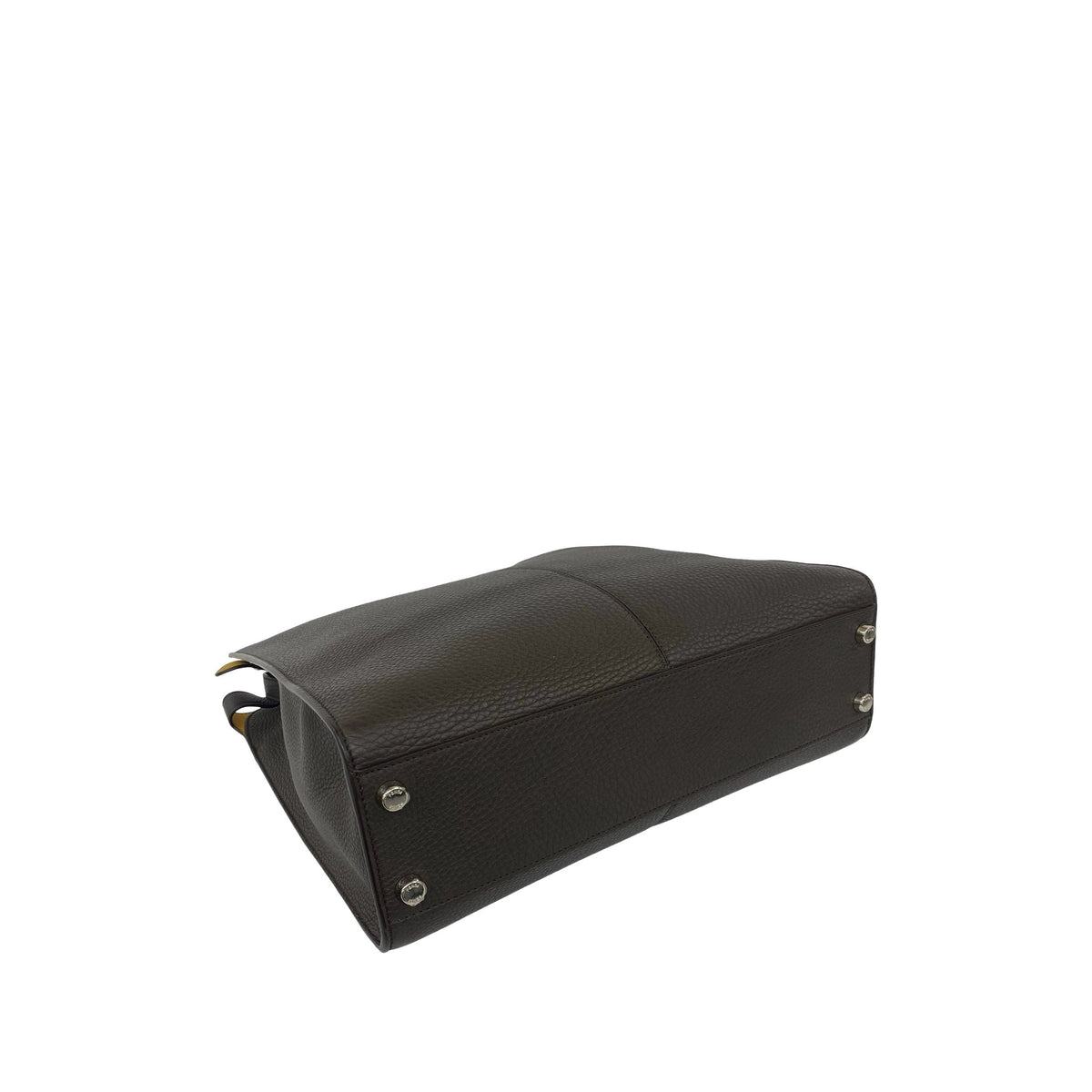 Fendi Large Leather Peekaboo X-Lite — Brown