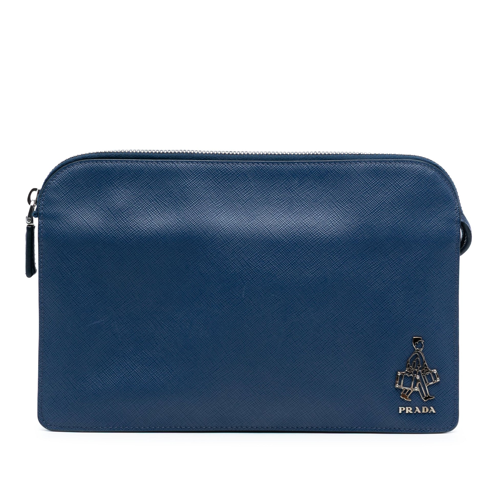 Prada Saffiano Bellboy Clutch