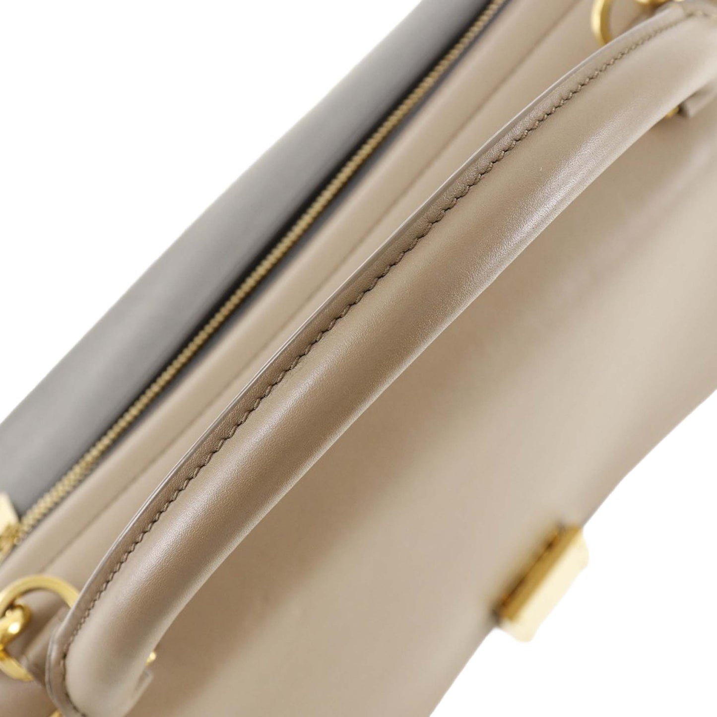 Celine Small Tricolor Leather Trapeze Satchel