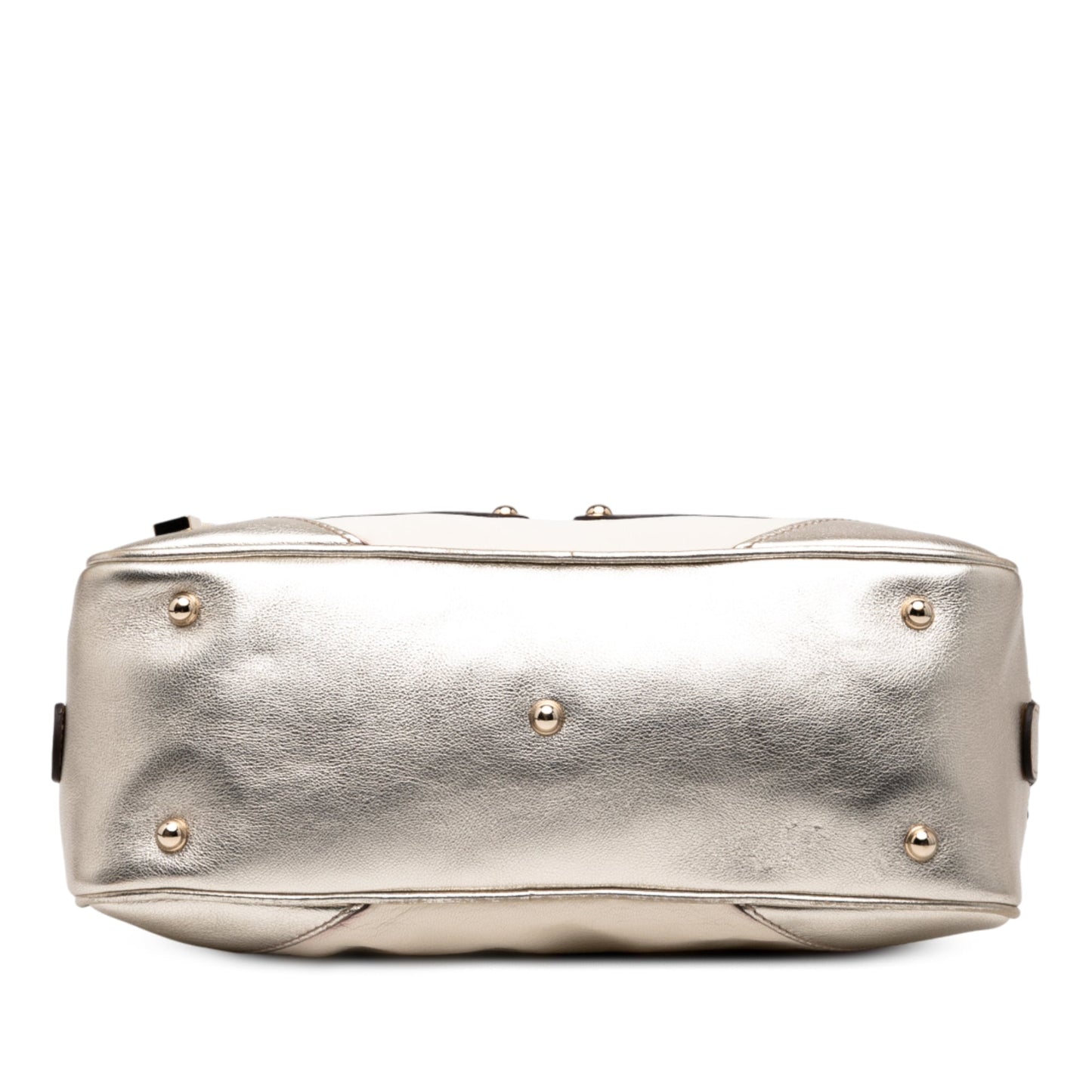 Gucci Small Leather Web Capri Shoulder Bag