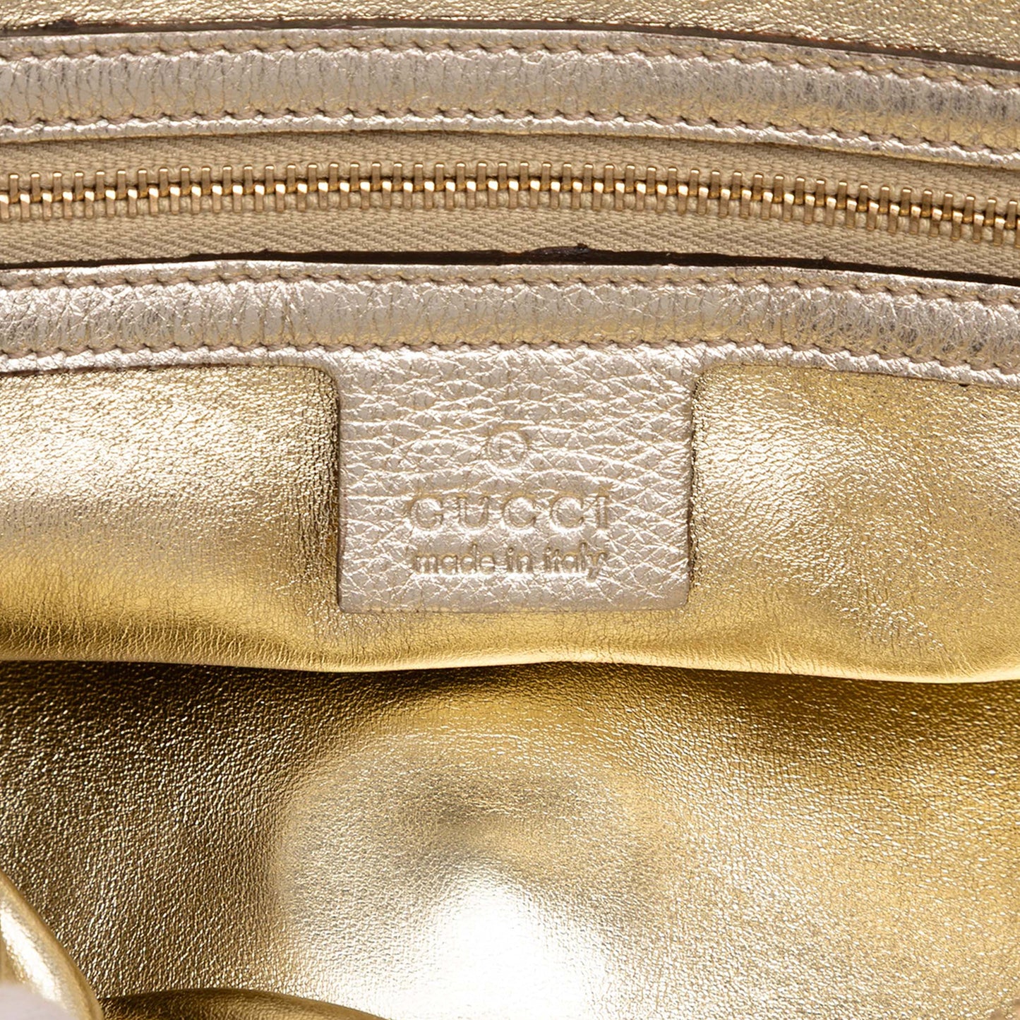 Gucci Small Leather Web Capri Shoulder Bag