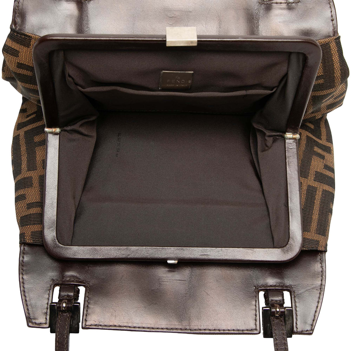 Fendi Small Zucca Canvas Shoulder Bag