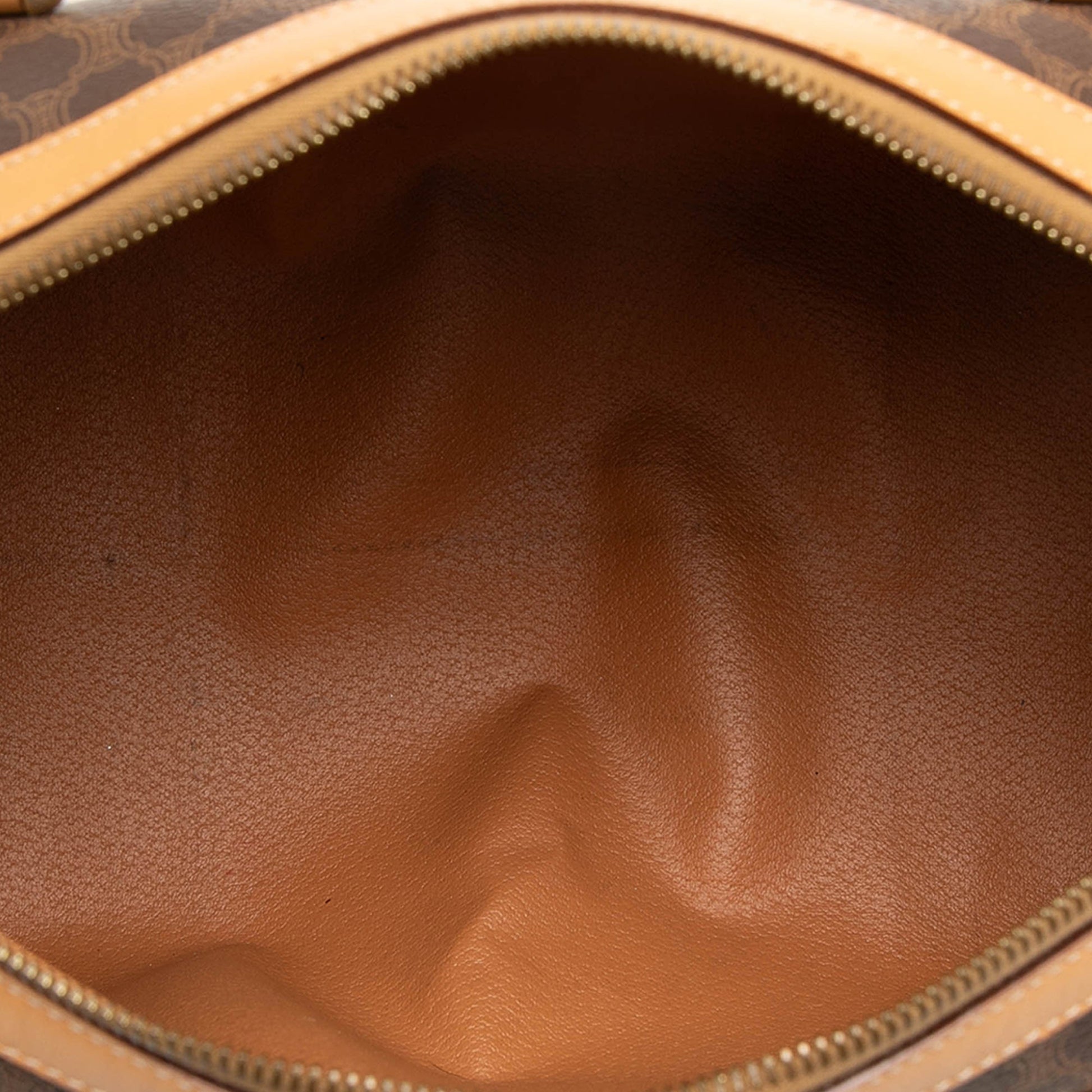 Celine Macadam Coated Canvas Boston Bag