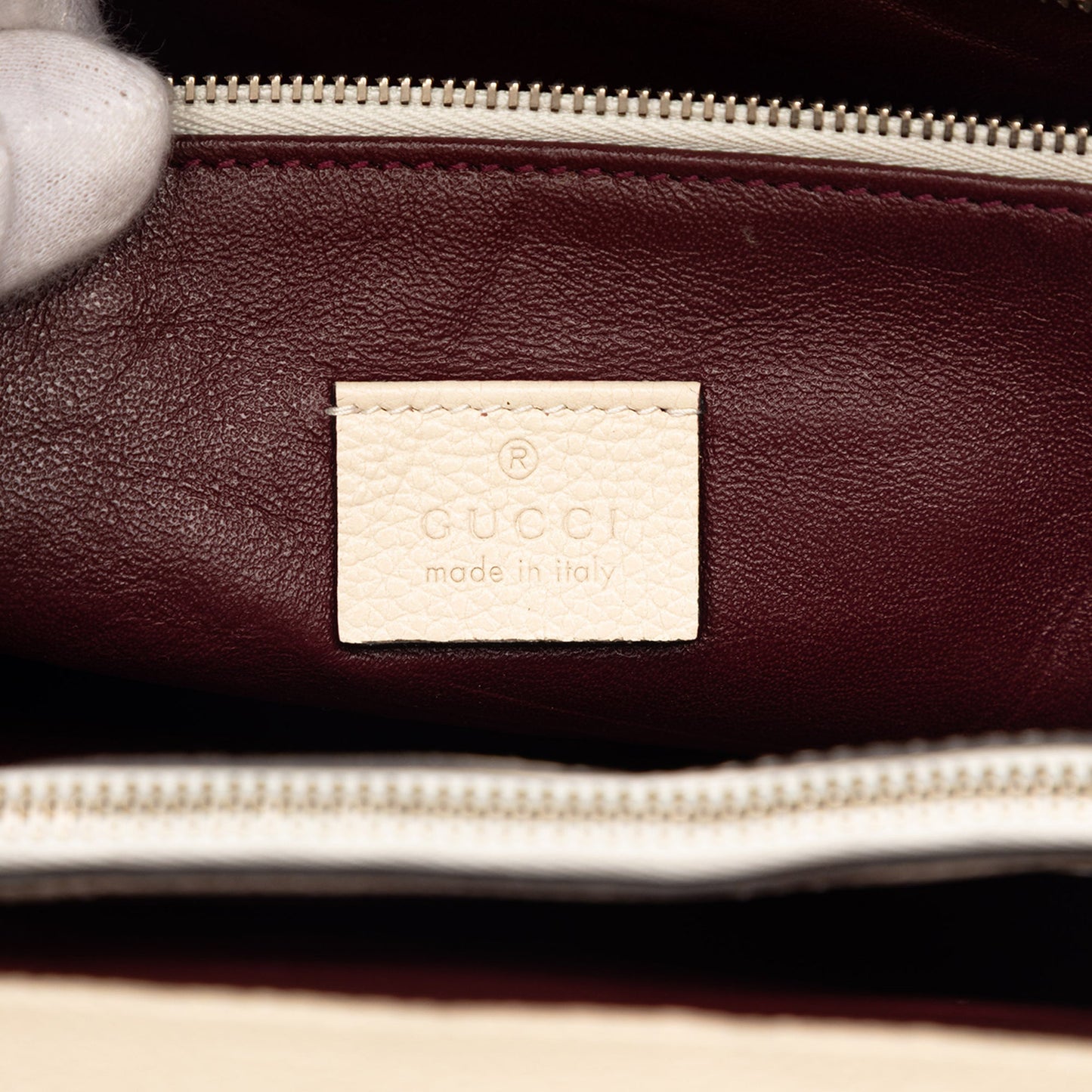 Gucci Medium Calfskin Zumi Top Handle Bag
