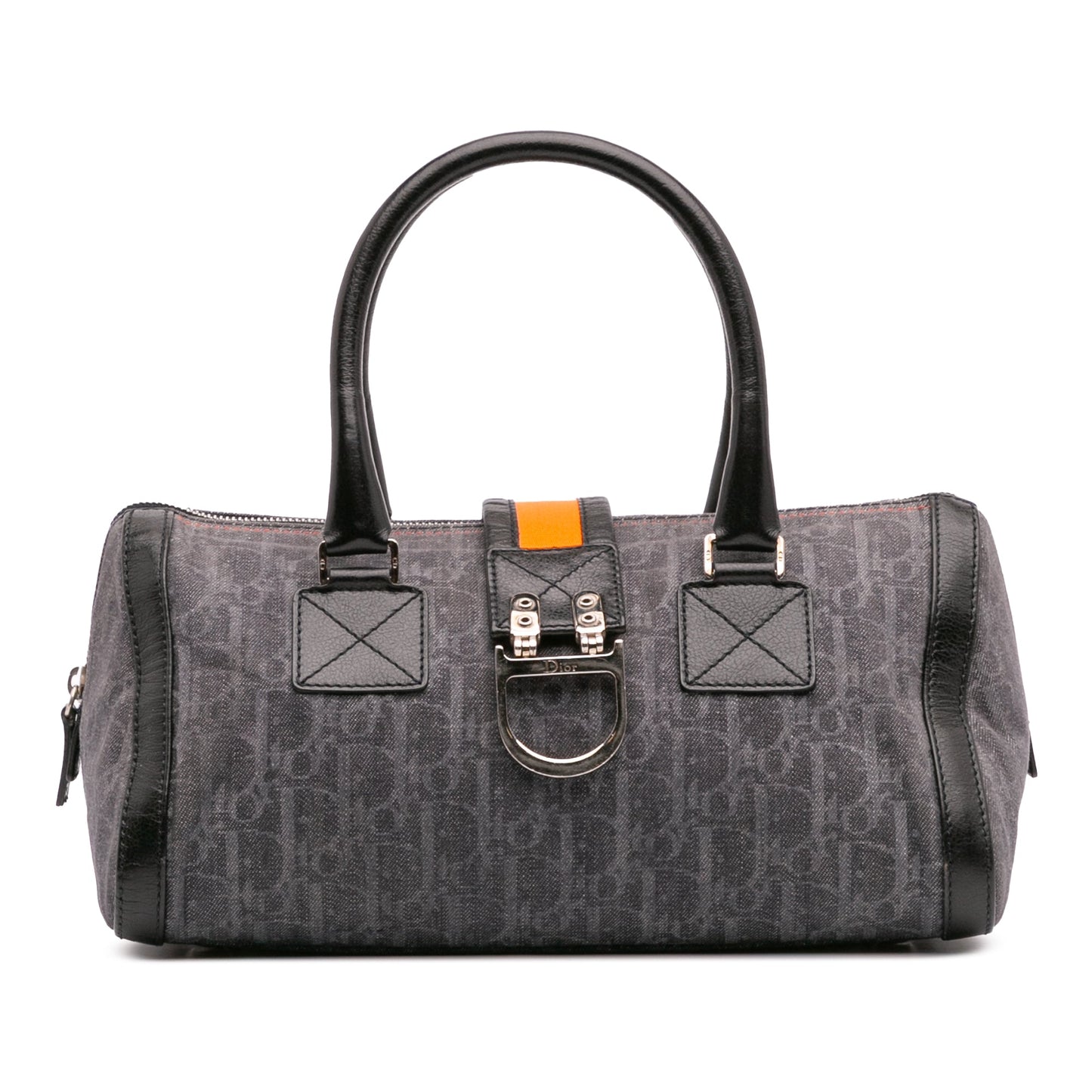 Dior Diorissimo Trotter Denim Flight Boston Bag