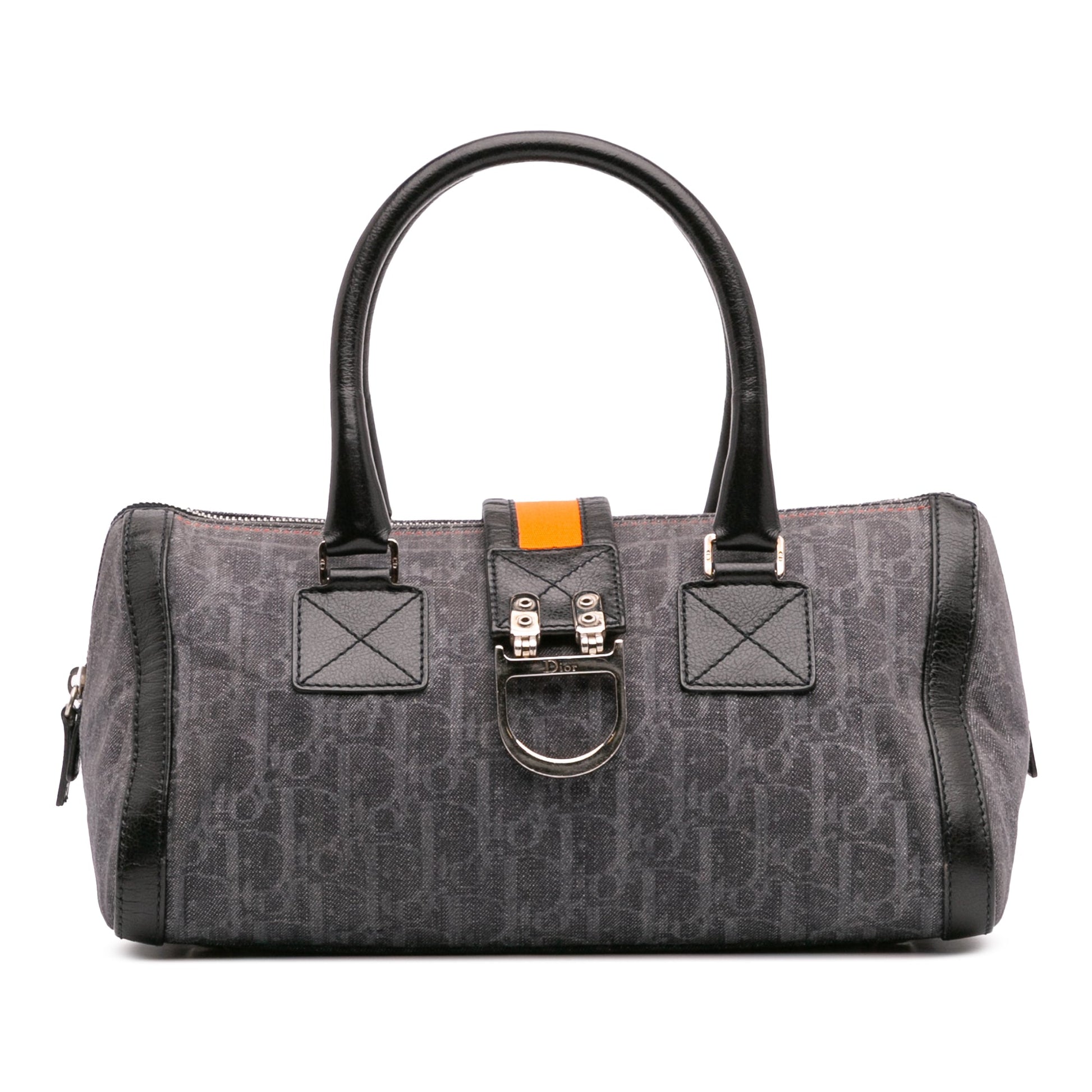 Dior Diorissimo Trotter Denim Flight Boston Bag