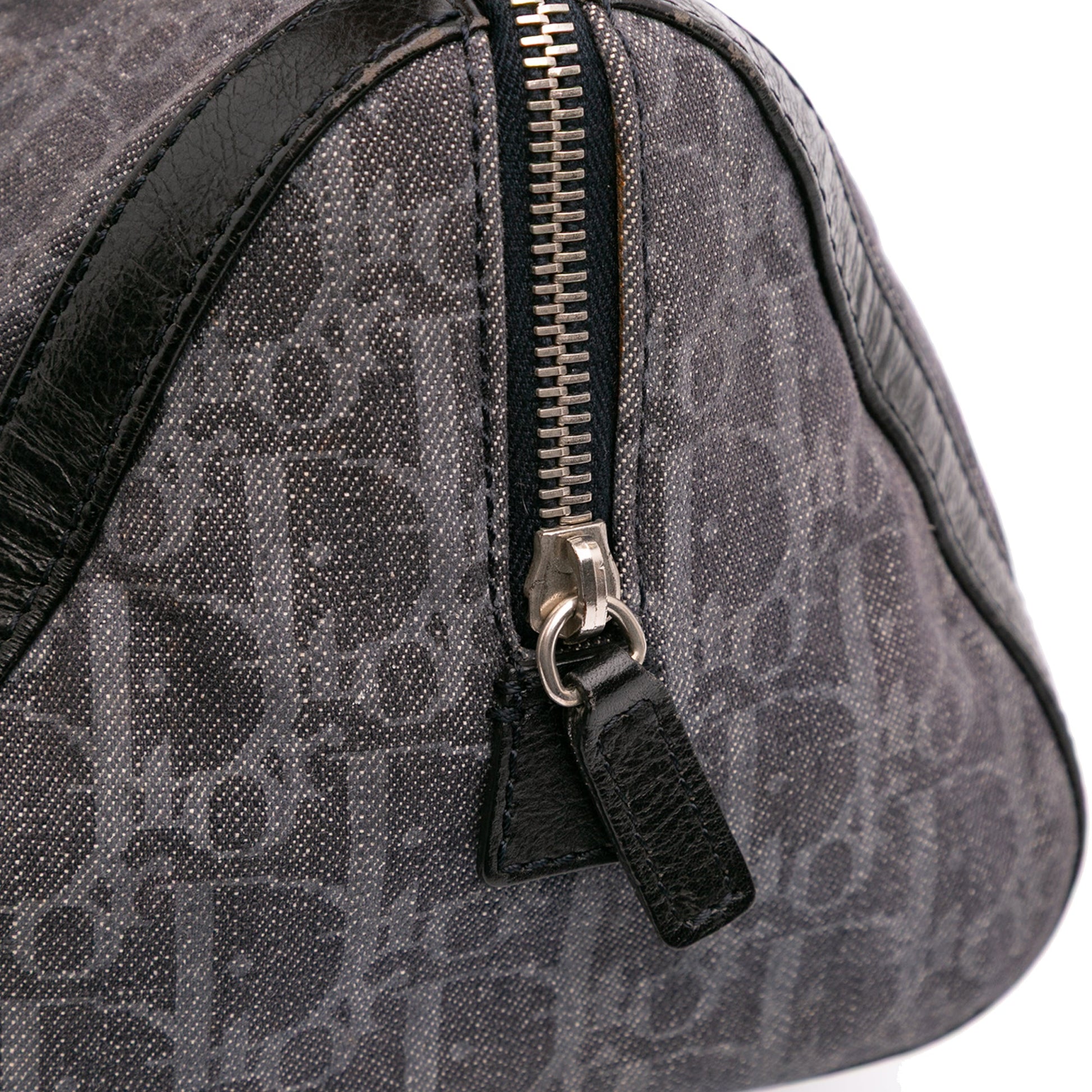 Dior Diorissimo Trotter Denim Flight Boston Bag