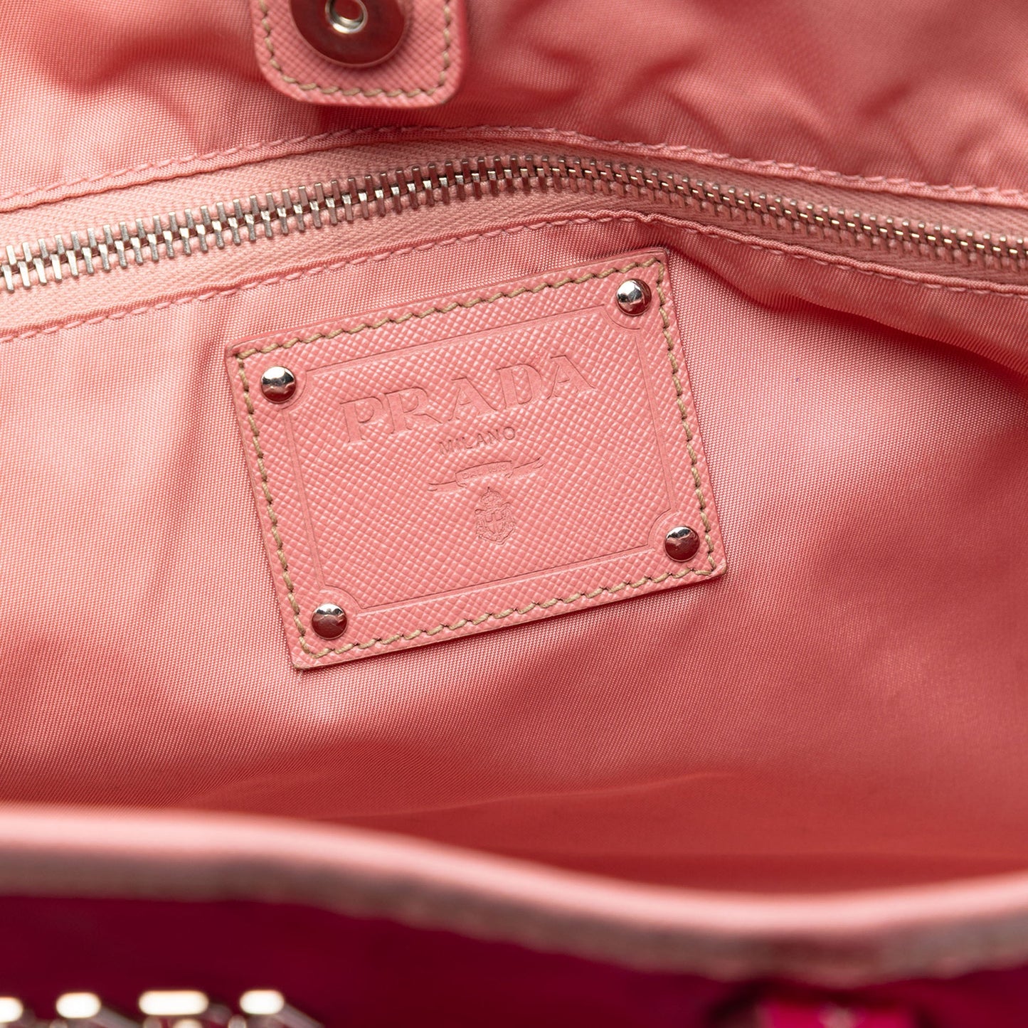 Saffiano Trimmed Tessuto Open Convertible Tote