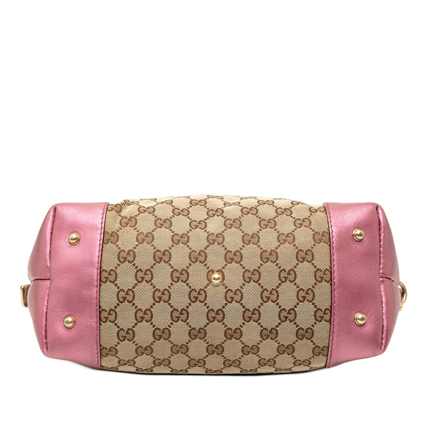 Gucci GG Canvas Heart Bit Satchel