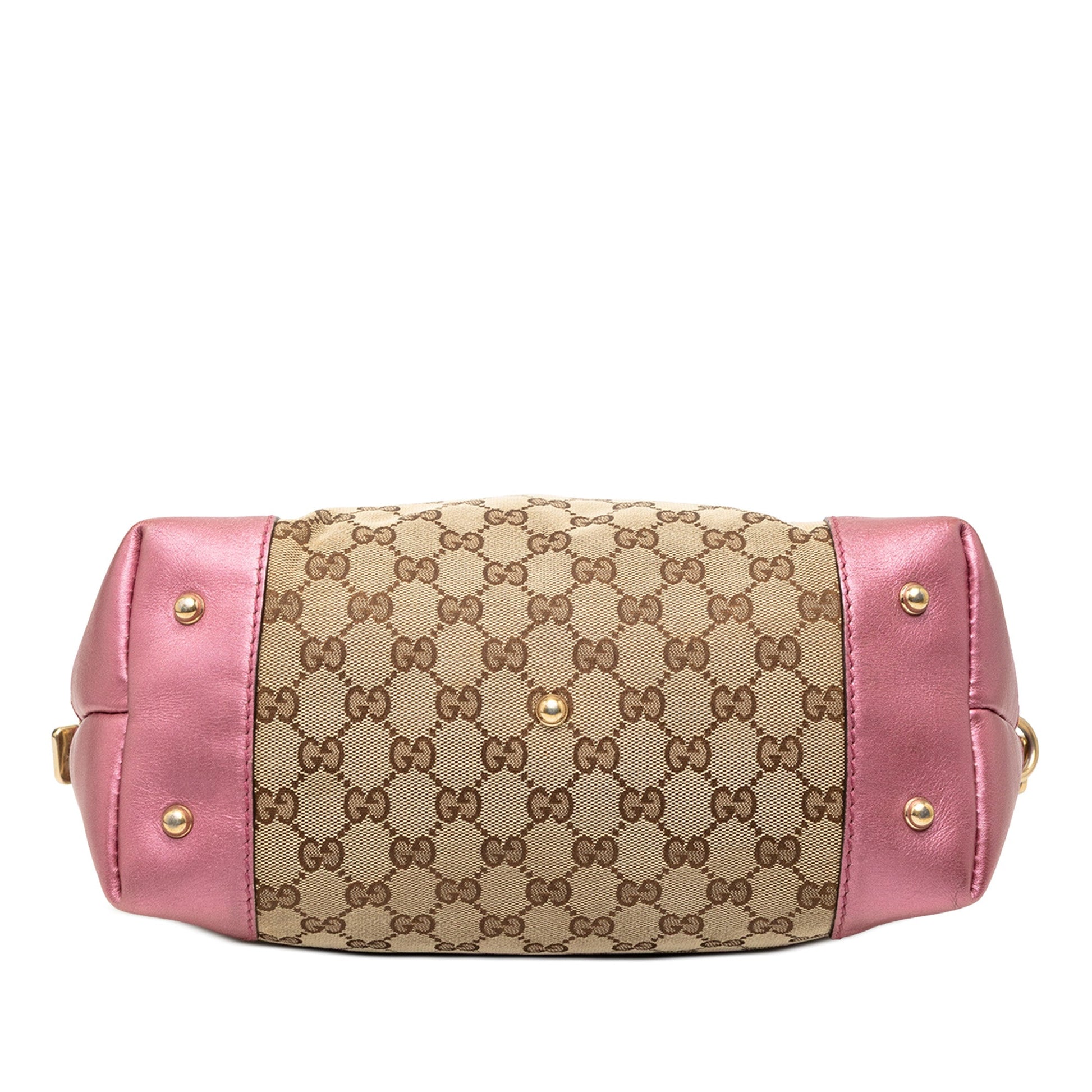 Gucci GG Canvas Heart Bit Satchel