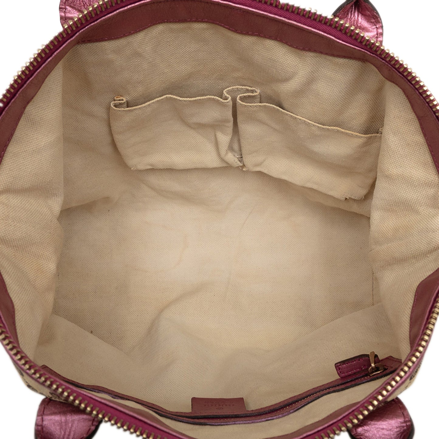 Gucci GG Canvas Heart Bit Satchel