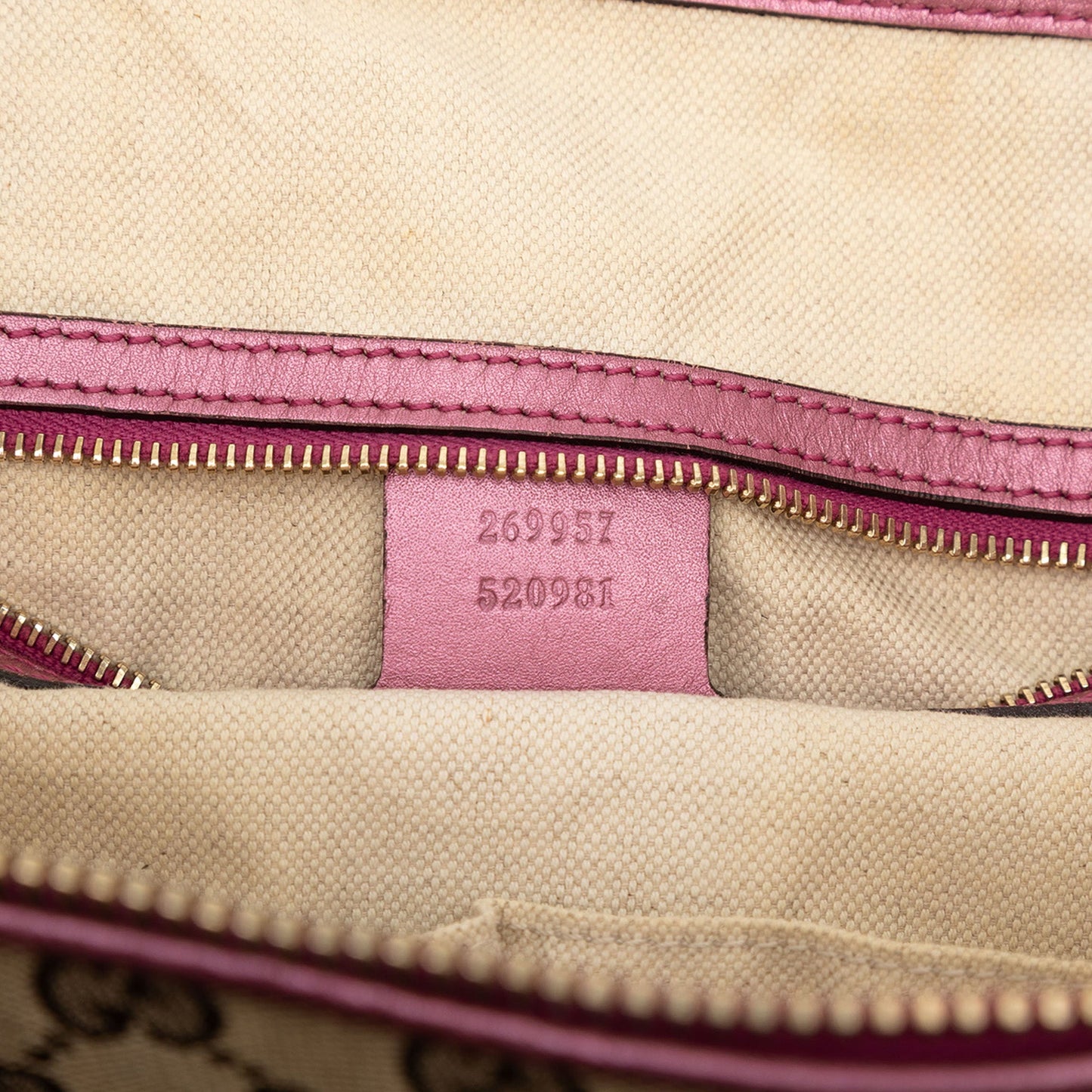 Gucci GG Canvas Heart Bit Satchel