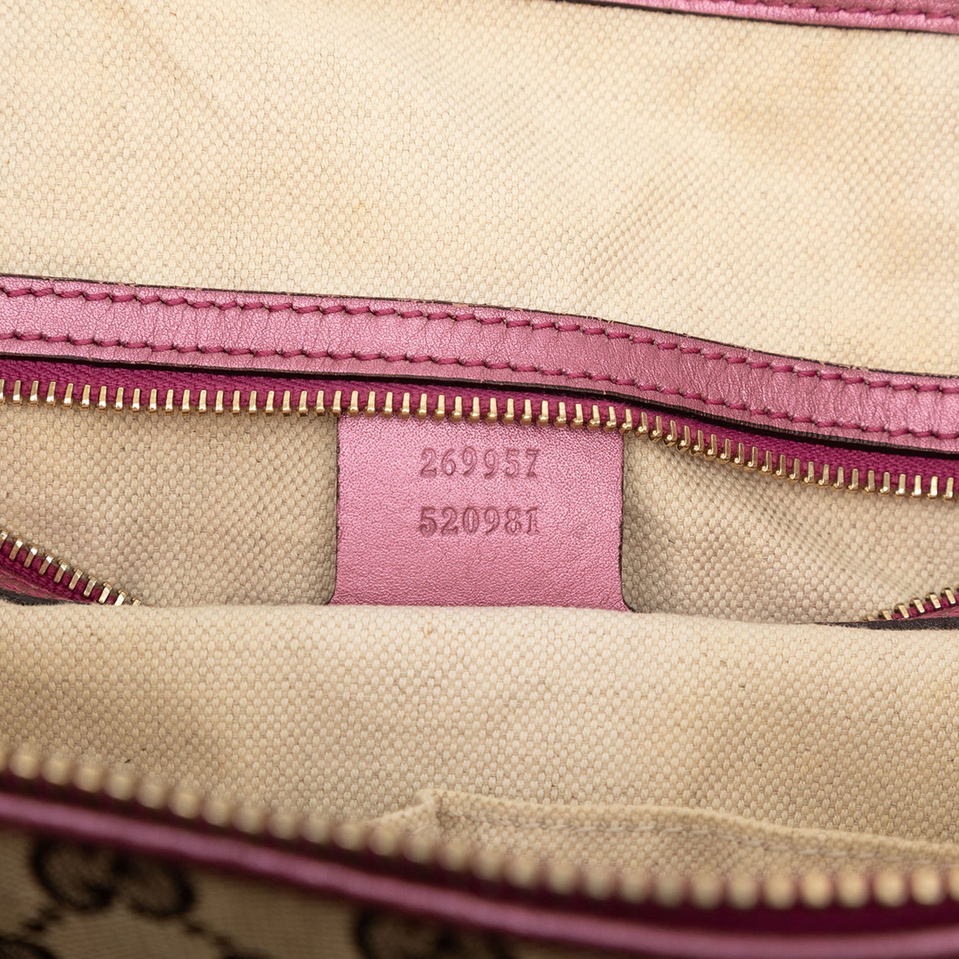 Gucci GG Canvas Heart Bit Satchel