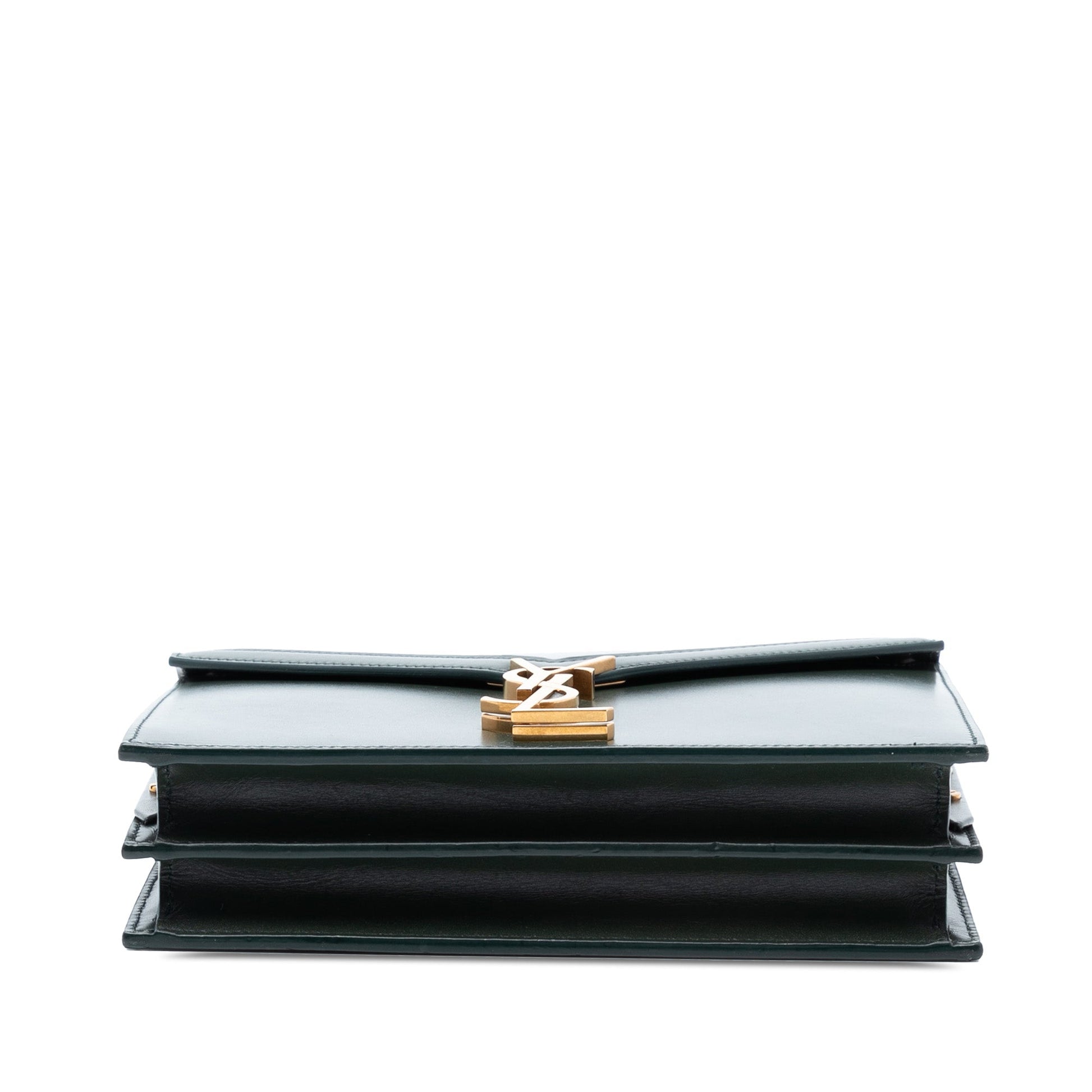 Saint Laurent Smooth Calfskin Monogram Cassandra Clasp Bag