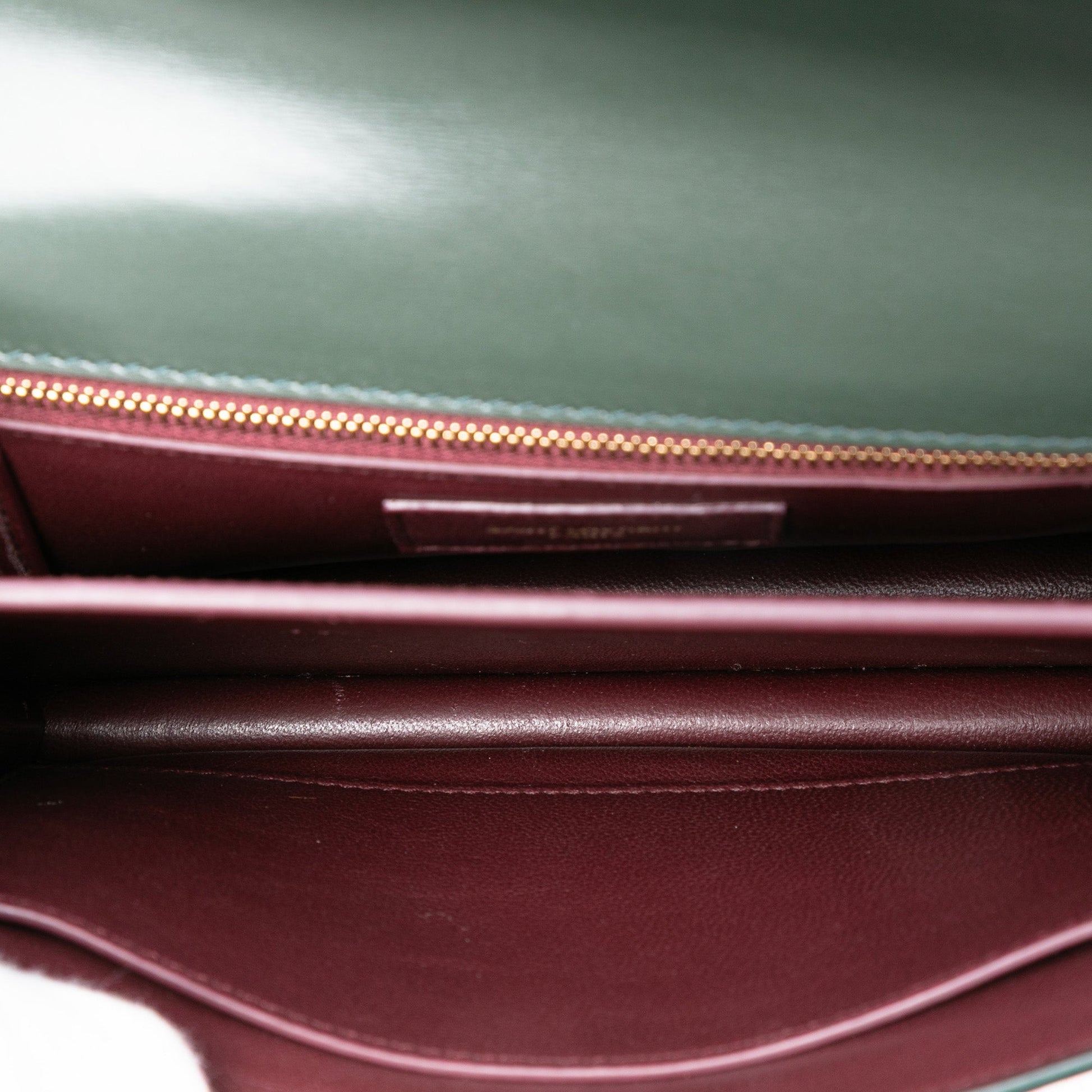 Saint Laurent Smooth Calfskin Monogram Cassandra Clasp Bag