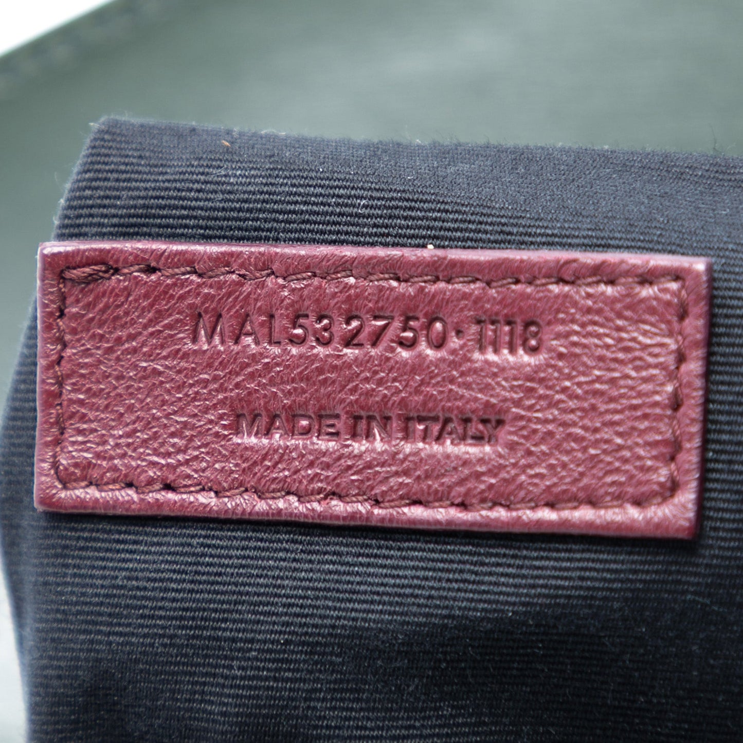 Saint Laurent Smooth Calfskin Monogram Cassandra Clasp Bag