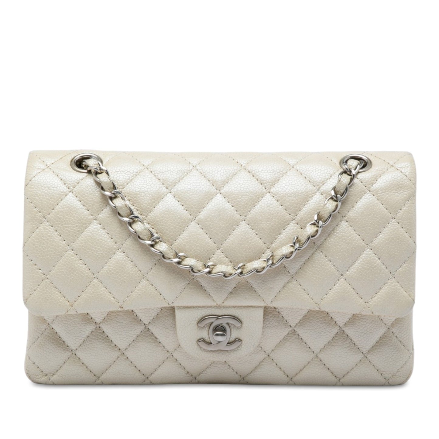 Chanel Medium Classic Iridescent Caviar Double Flap