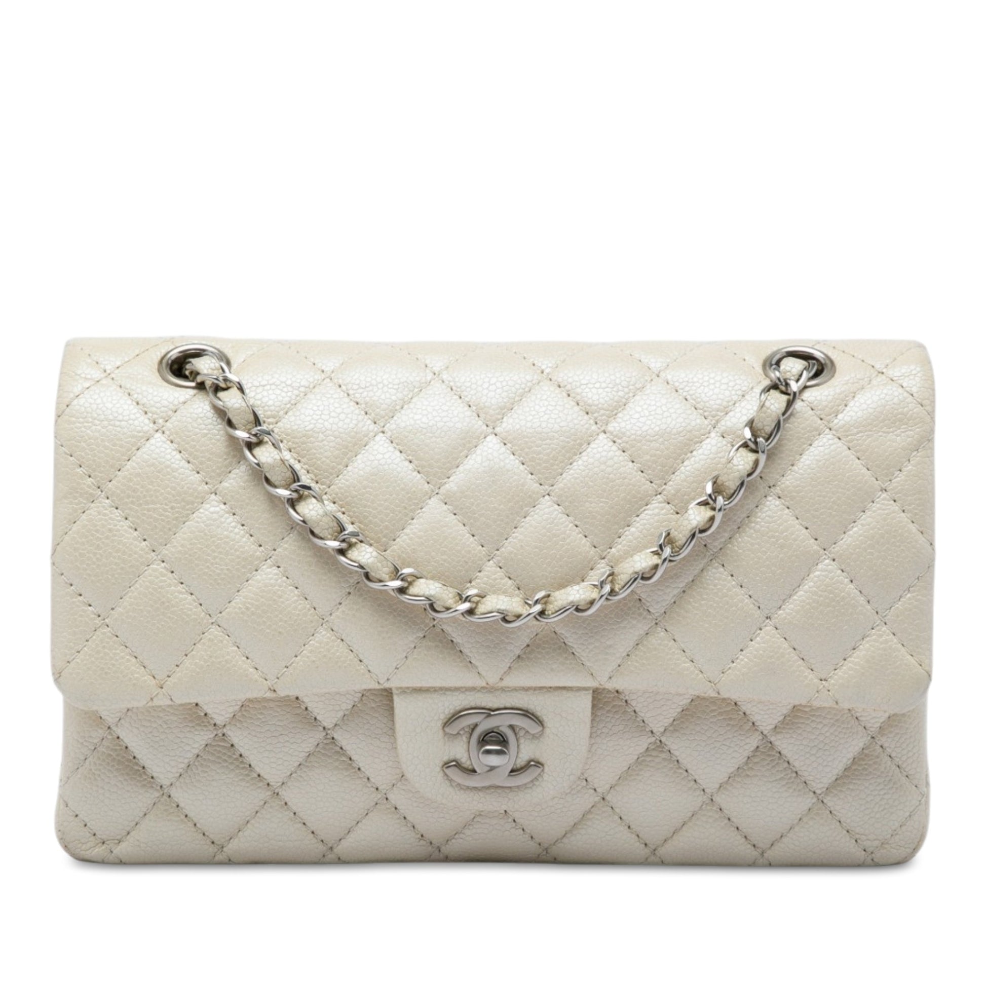 Chanel Medium Classic Iridescent Caviar Double Flap