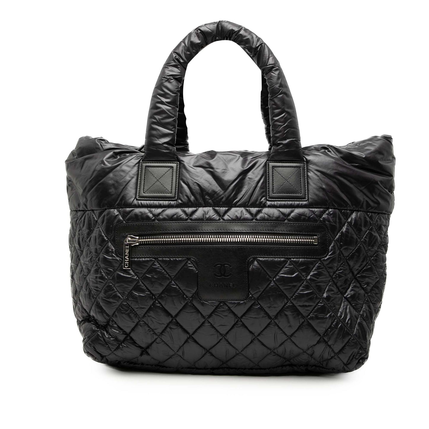 Chanel Medium Quilted Nylon Reversible Coco Cocoon Tote