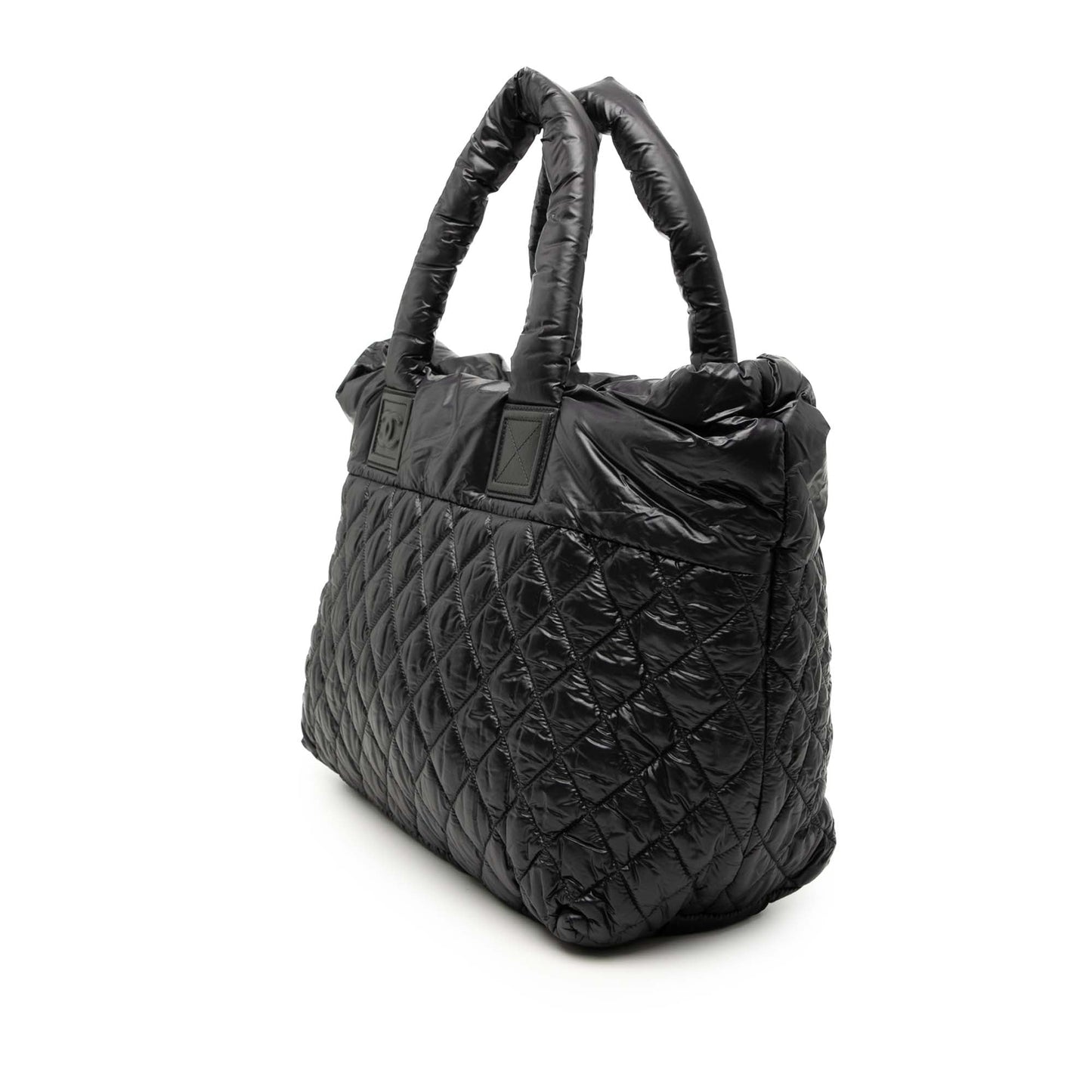Chanel Medium Quilted Nylon Reversible Coco Cocoon Tote