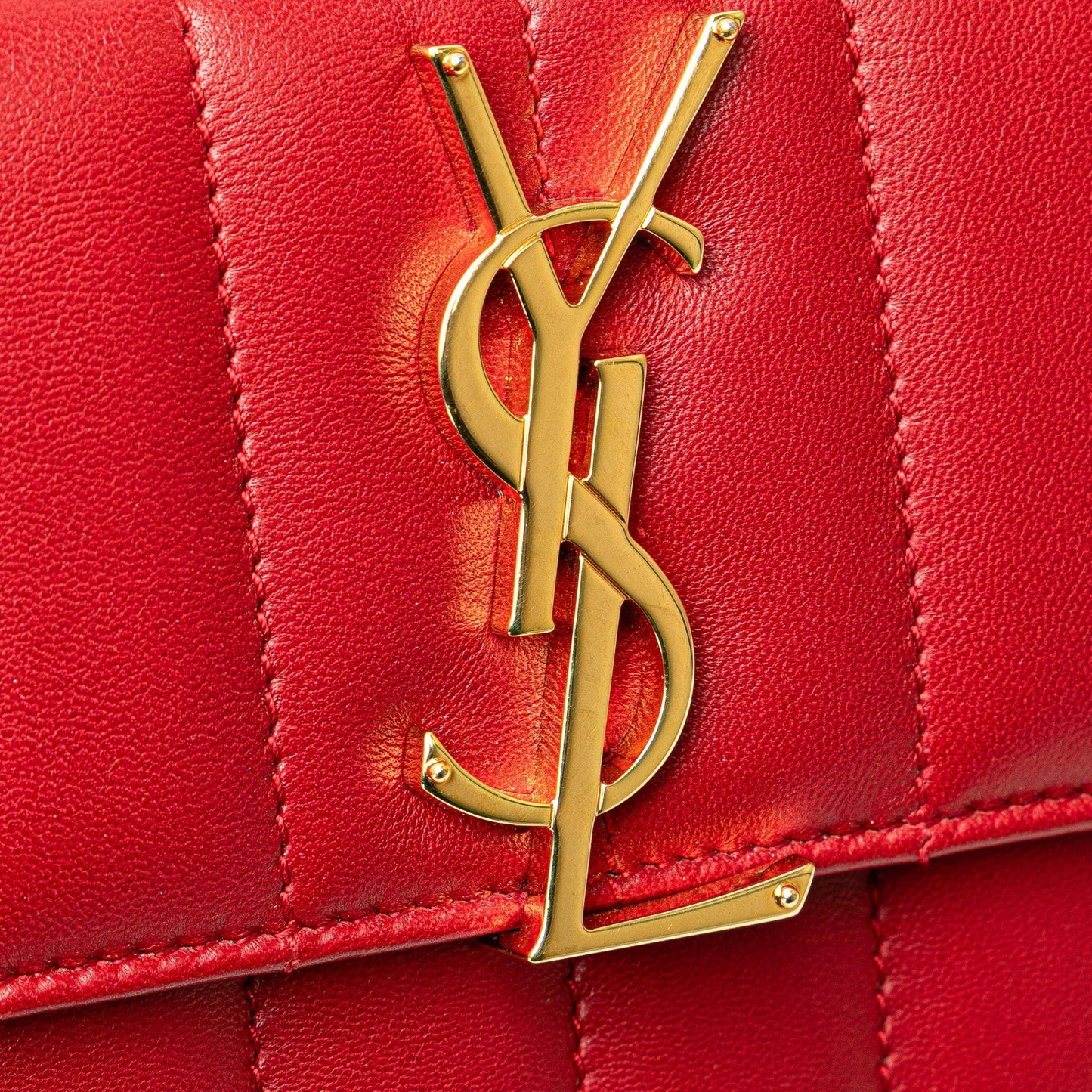 Saint Laurent Toy Lambskin Vicky Crossbody