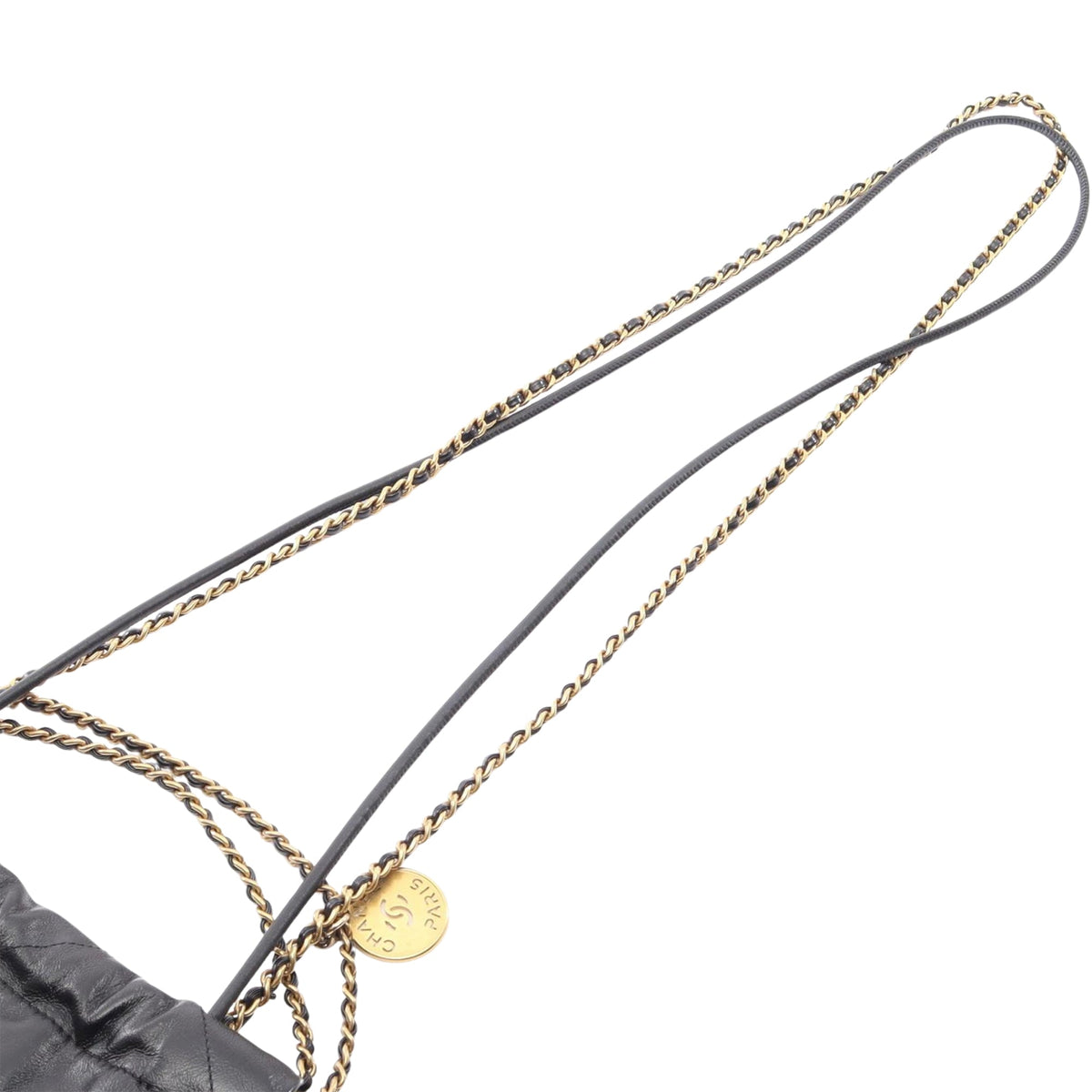Chanel Mini Shiny Calfskin 22 Handbag