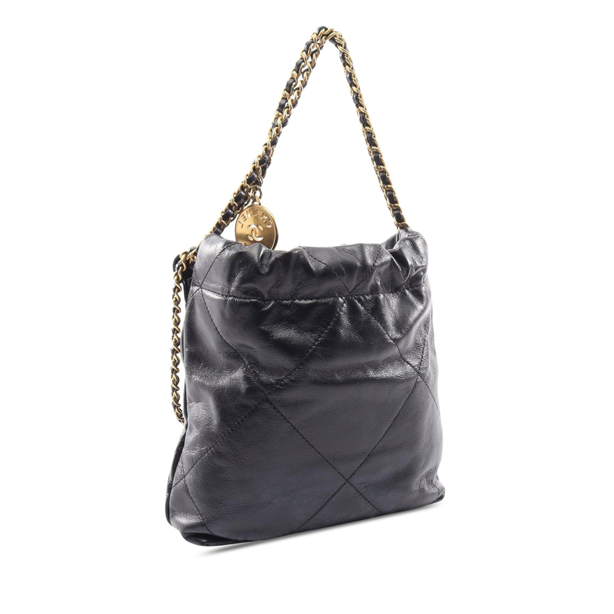 Chanel Mini Shiny Calfskin 22 Handbag