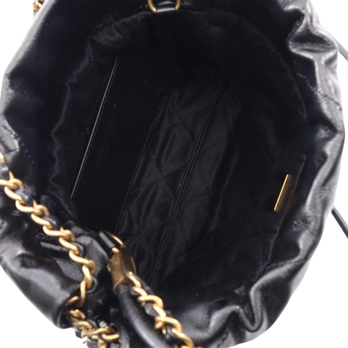 Chanel Mini Shiny Calfskin 22 Handbag