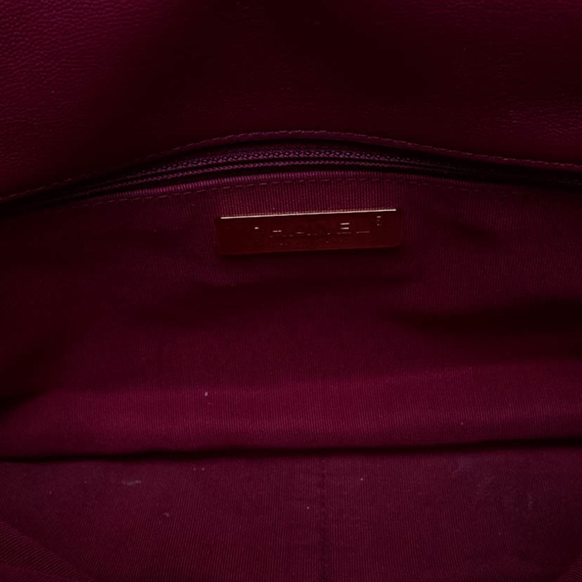 Chanel Large Lambskin 19 Flap — Red