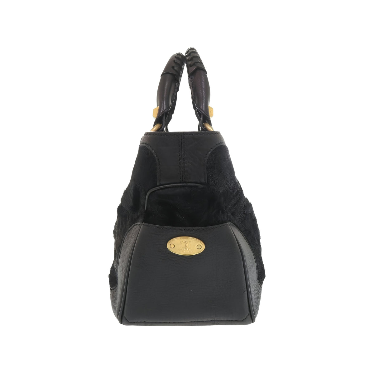 Celine Pony Hair Boogie Handbag — Black