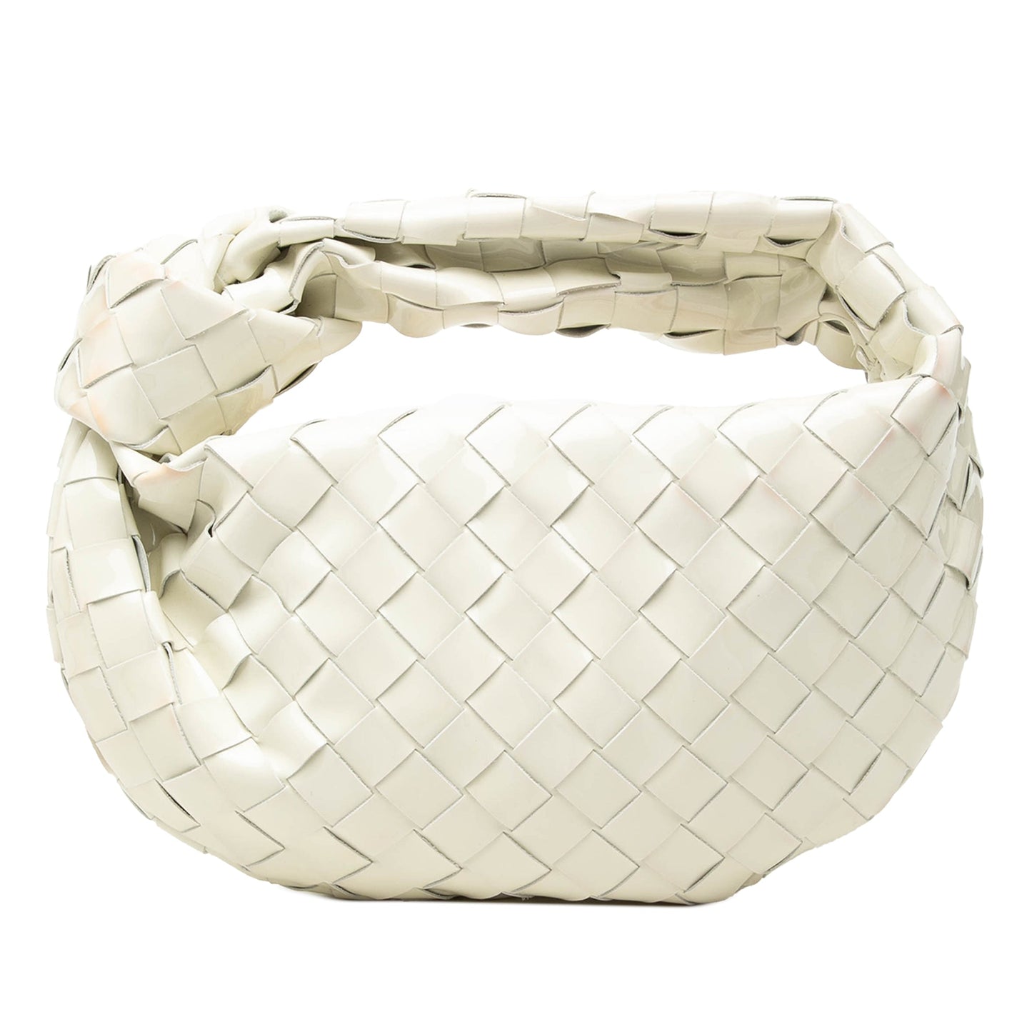 Bottega Veneta Mini Patent Intrecciato Jodie