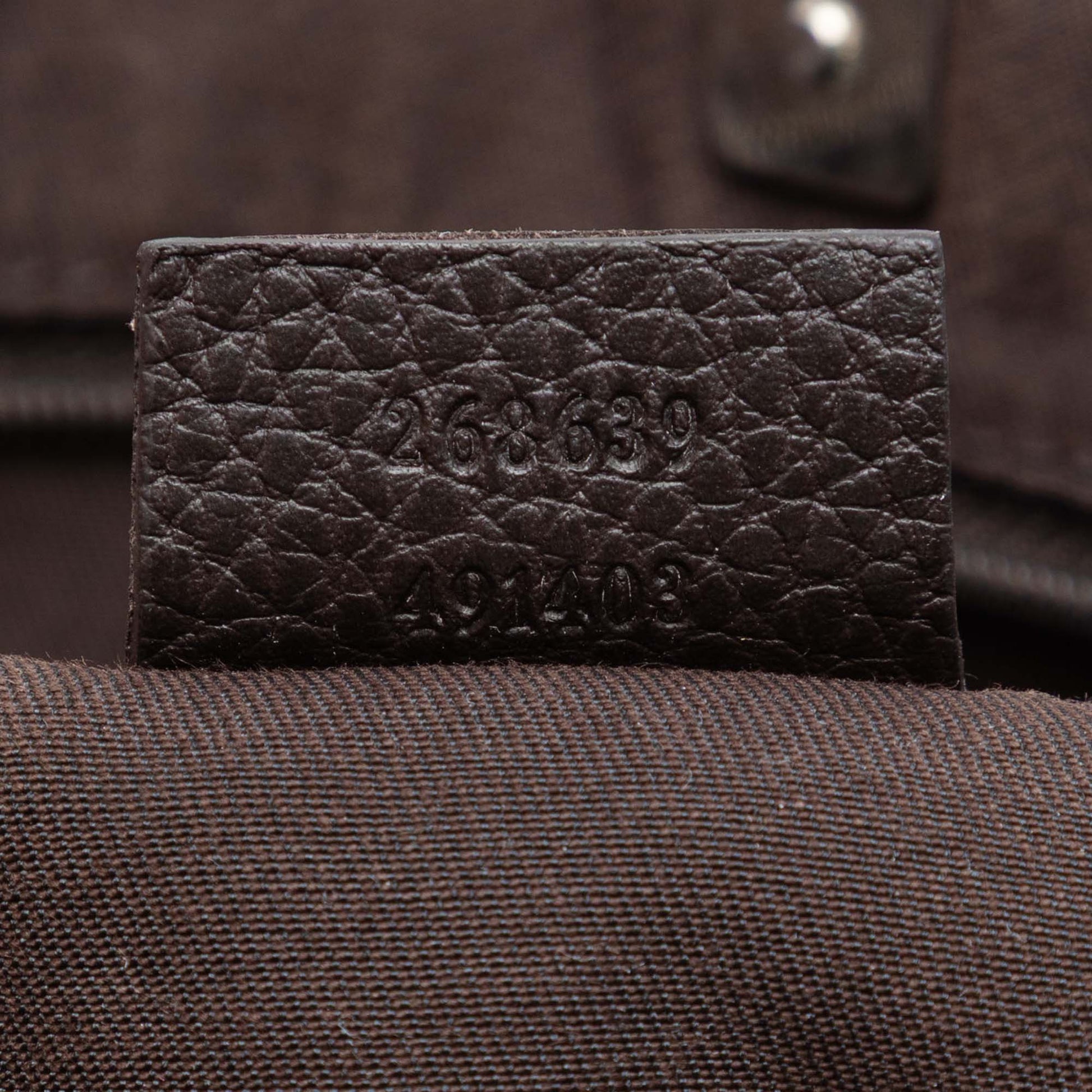 Gucci GG Canvas Abbey D Ring Pocket Tote