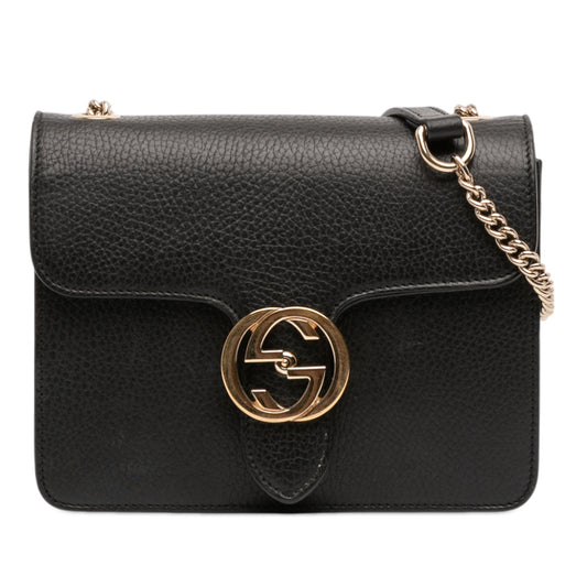 Gucci Small Dollar Calfskin Interlocking G Crossbody