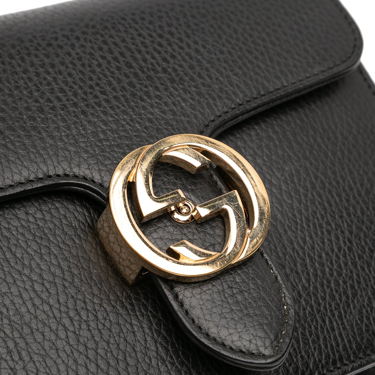 Gucci Small Dollar Calfskin Interlocking G Crossbody