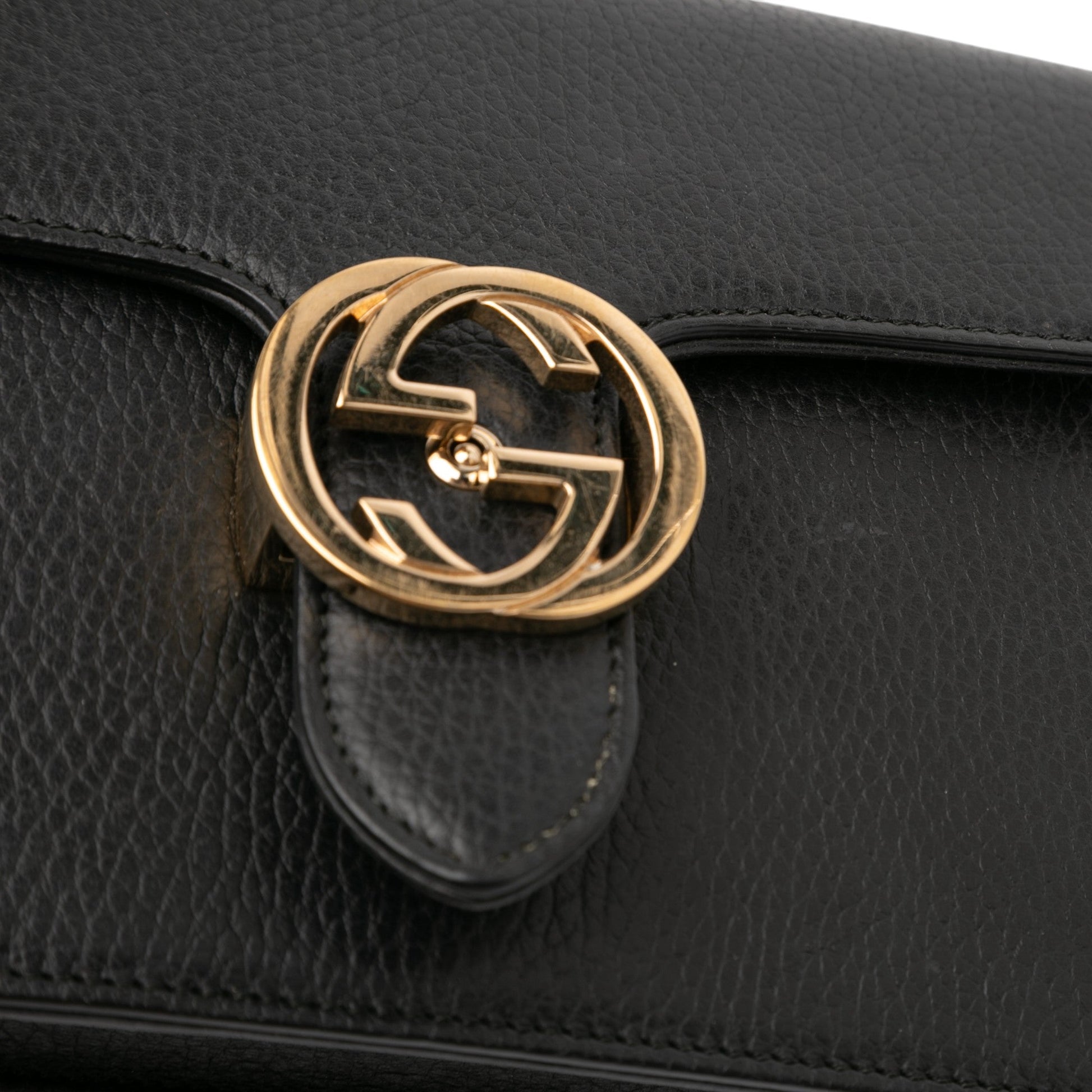 Gucci Small Dollar Calfskin Interlocking G Crossbody